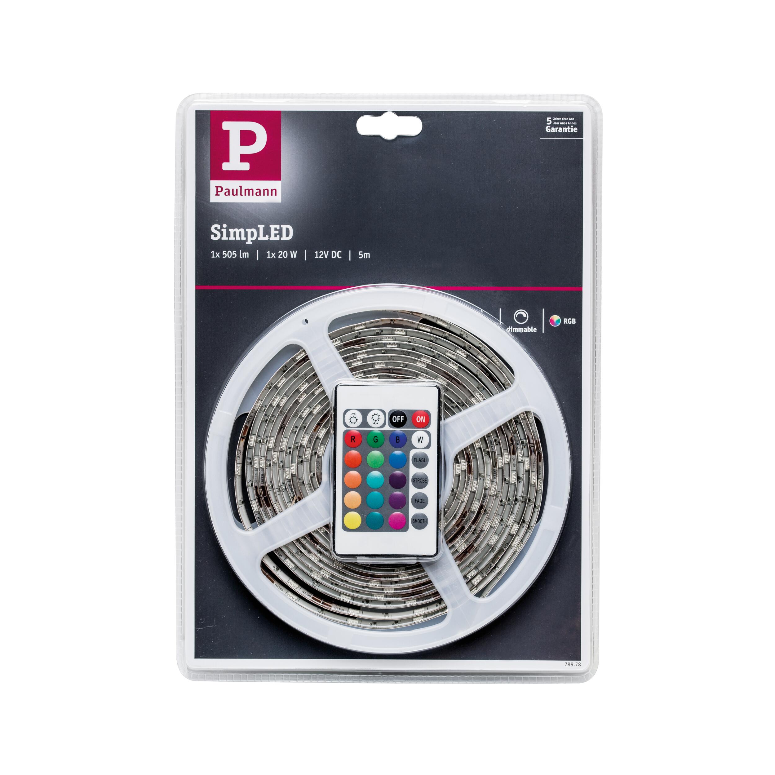 Kit ruban LED L.5 m changement de couleurs SimpLED PAULMANN - 7