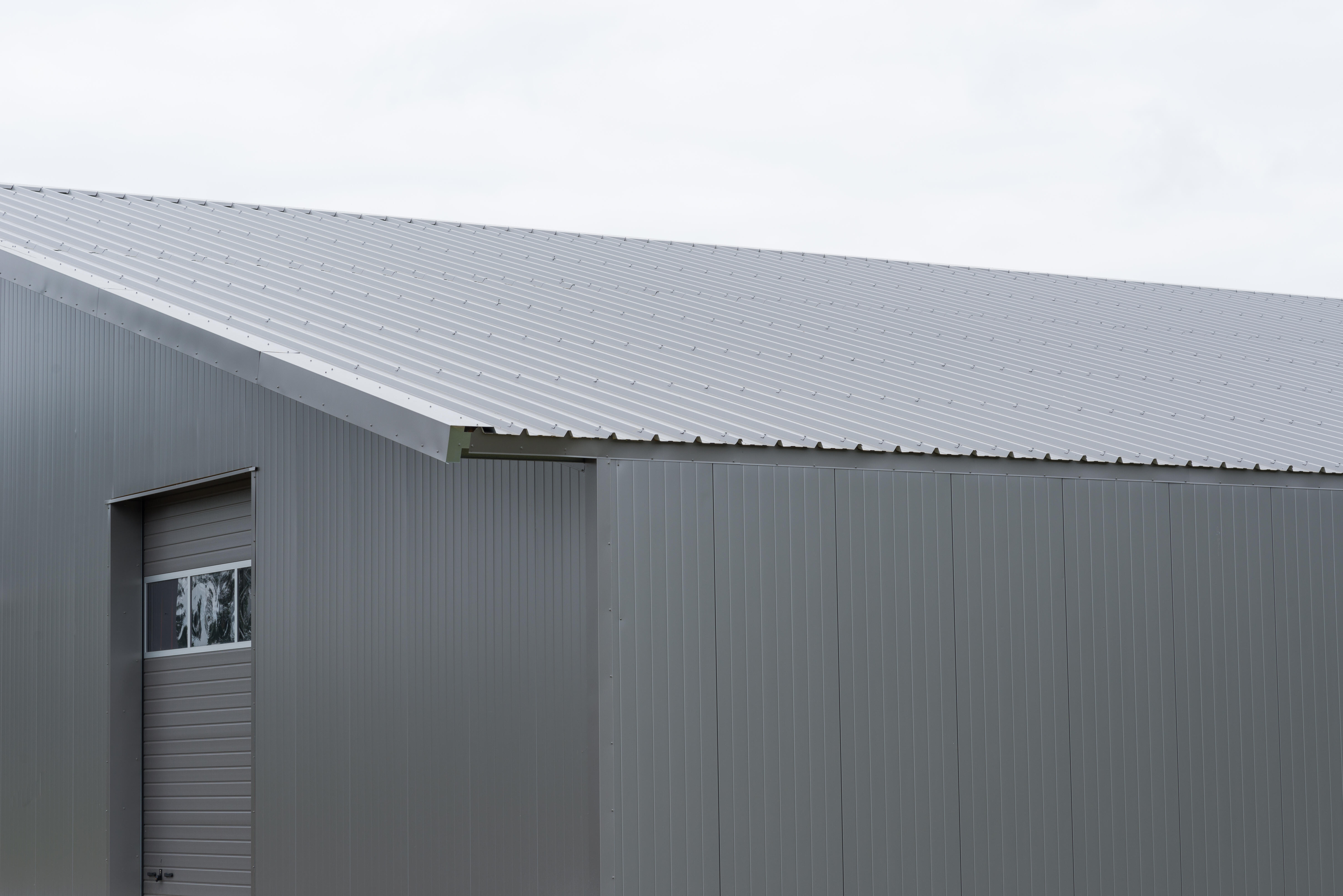 Tôle bac acier nervuré gris / argent anti-condensation, l.1.05 x L.3 m, ep.0.63  - 2