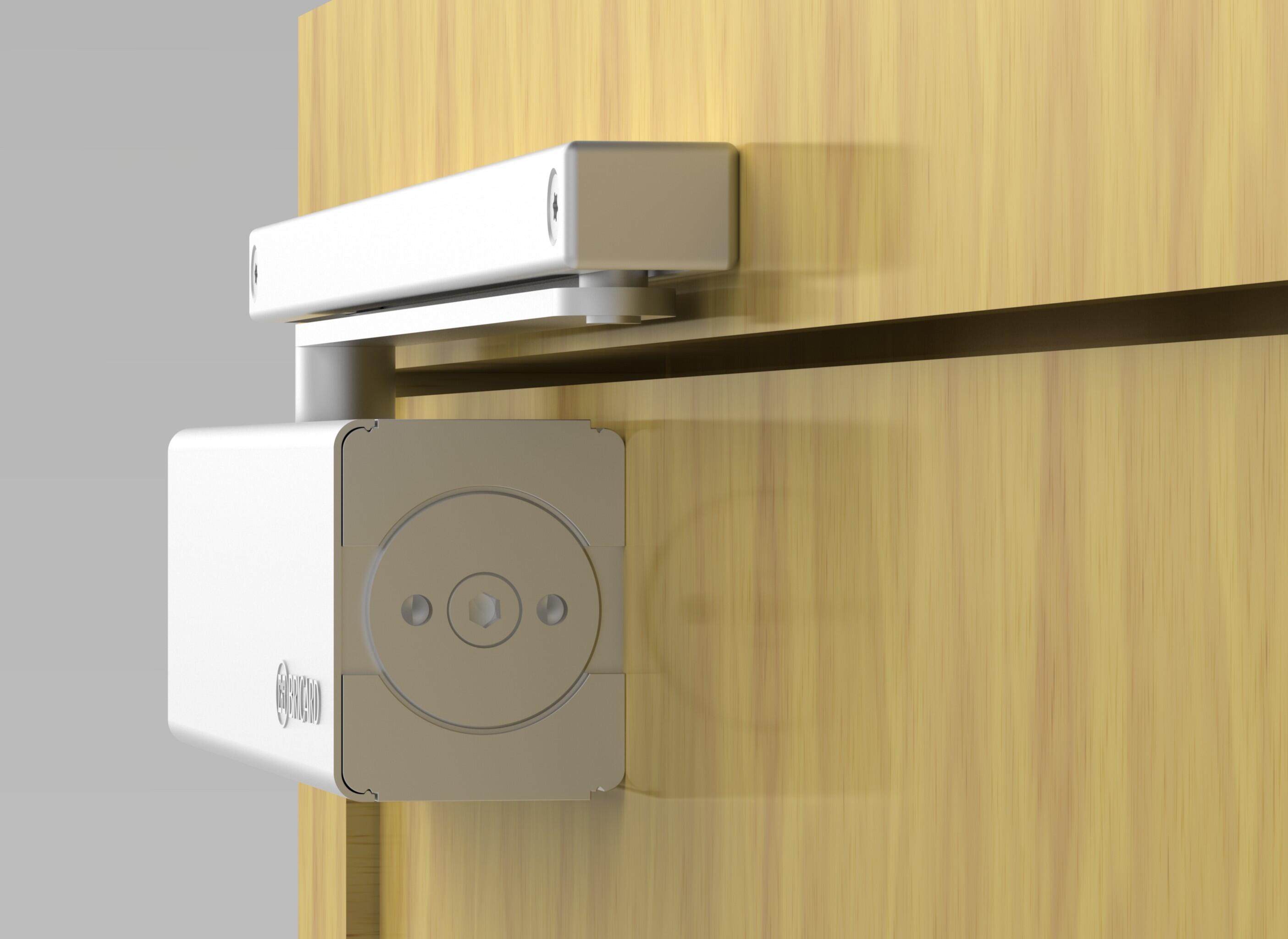 Ferme-porte à coulisses BRICARD 2075_a, acier - 5