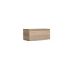 Meuble sous-vasque L.90cm x H.40.5cm x P.48cm placage chêne Natural