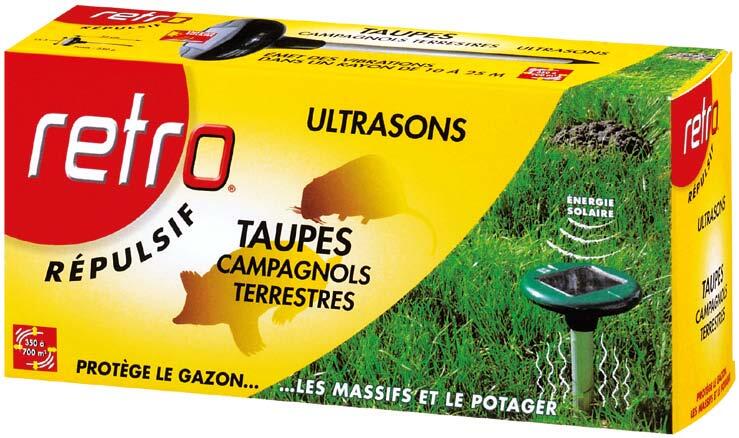 Répulsif Vibrations Taupes Et Campagnols Retro RUST2 - Système Solaire Photovoltaïque