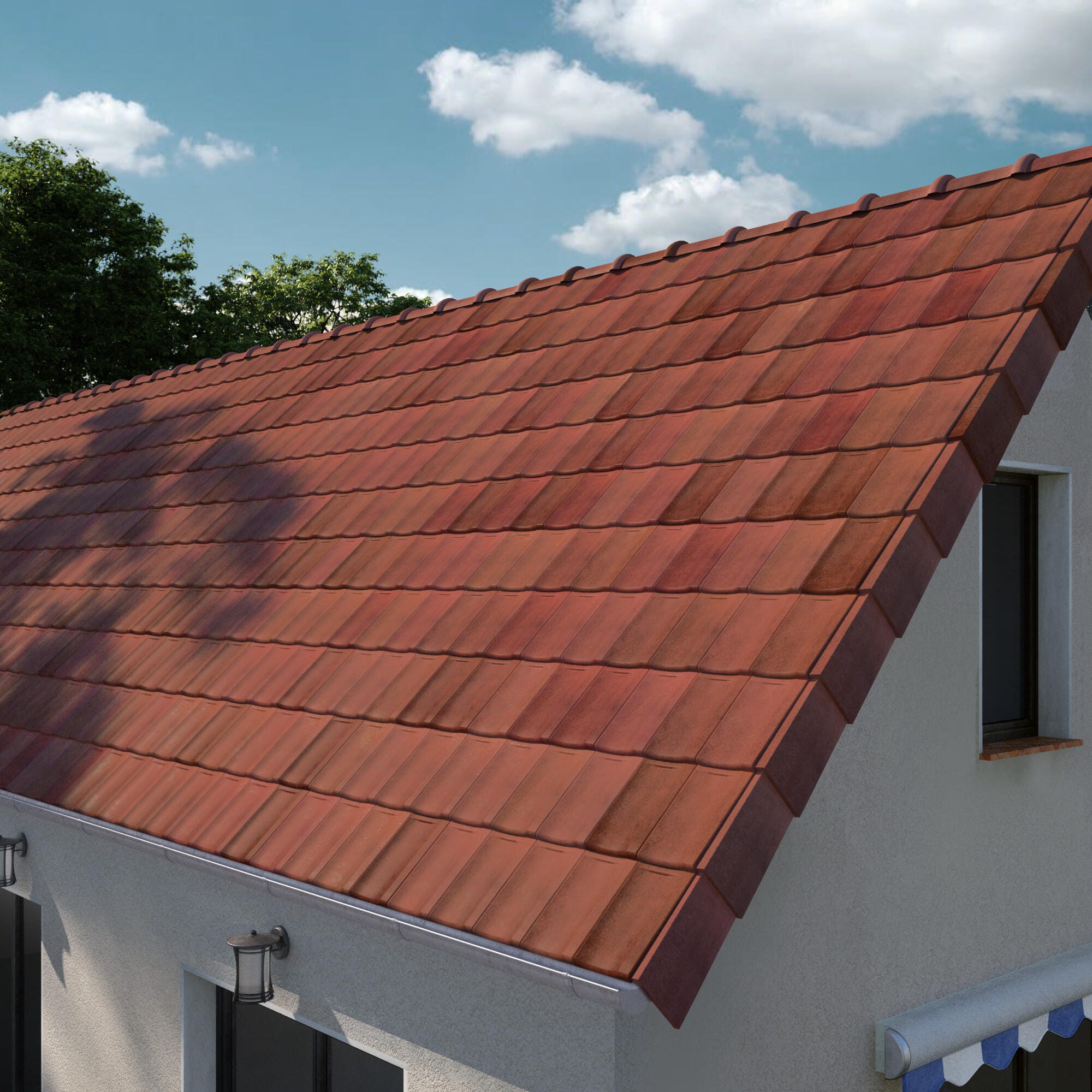 Tuile TERREAL vieilli bourgogne 1sa | Leroy Merlin