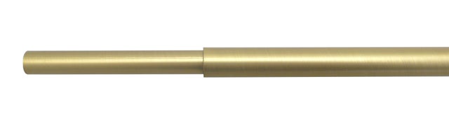Barre de vitrage sans perçage décor laiton Chic, L.68-120 cm, diam.10 mm, INSP