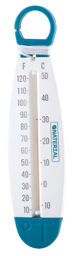Thermomètre Piscine Solaire Flottant - Digital LCD - 0-50°C/120°F - Cordon Inclus