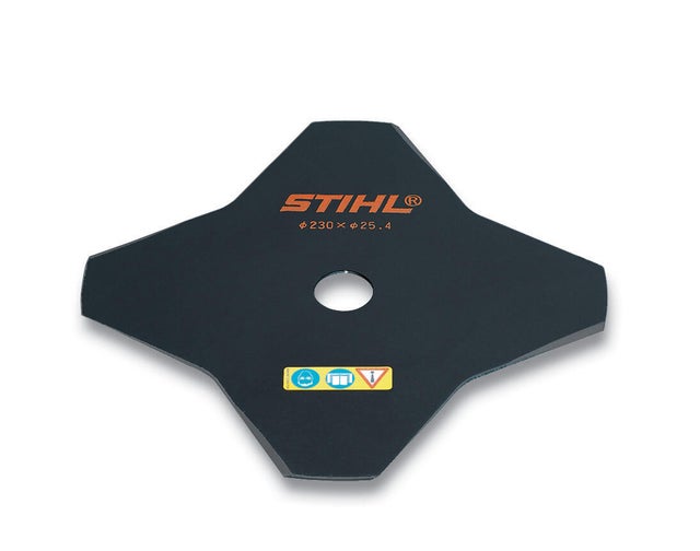 Couteau à herbe STIHL pour débroussailleuse 4 dents 230 mm