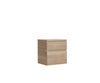 Meuble sous-vasque L.60cm x H.62.5cm x P.48cm placage chêne Natural