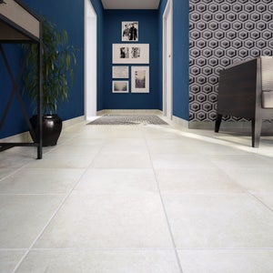 Carrelage mur intérieur / sol intérieur effet pierre beige Monastère l.30 x L.30