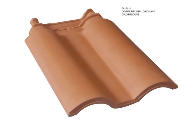 Tuile double bourrelet Gallo romaine 13 MONIER rouge
