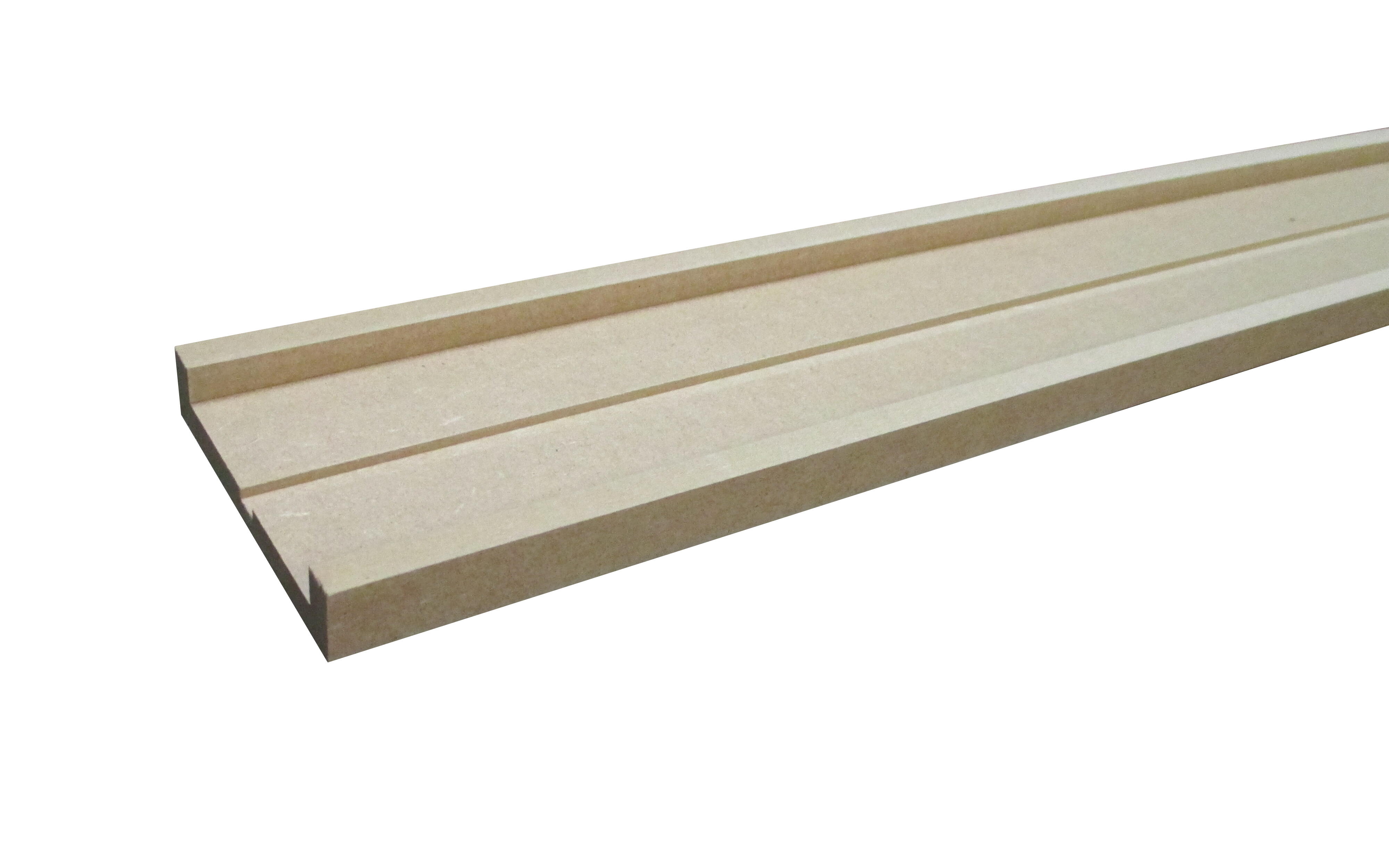 Nez de cloison médium (MDF) 11 x 73 mm, L. 2.5 m - 2