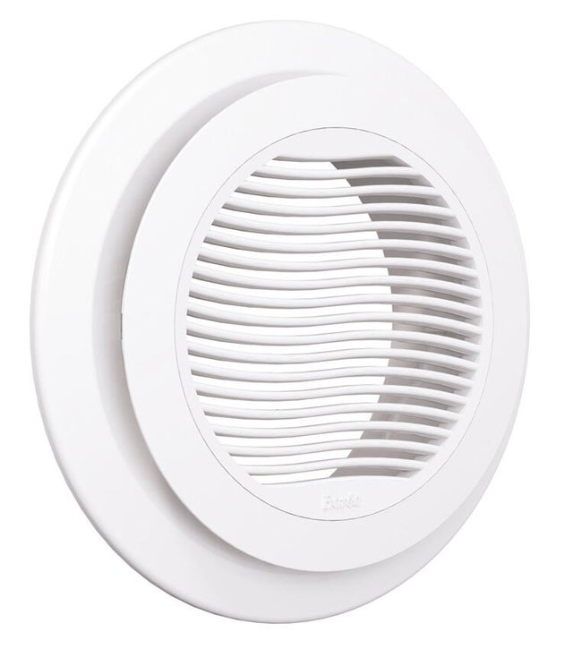 Bouche d'extraction pvc EQUATION, Diam.80/80 mm