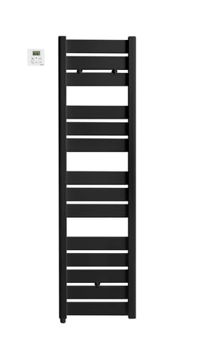 Sèche-serviettes électrique ACOVA 500W, H147.7 x l40 cm Madras noir