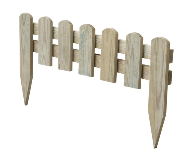 Bordure à planter 5900886382816 bois naturel, H.30 x L.60 cm
