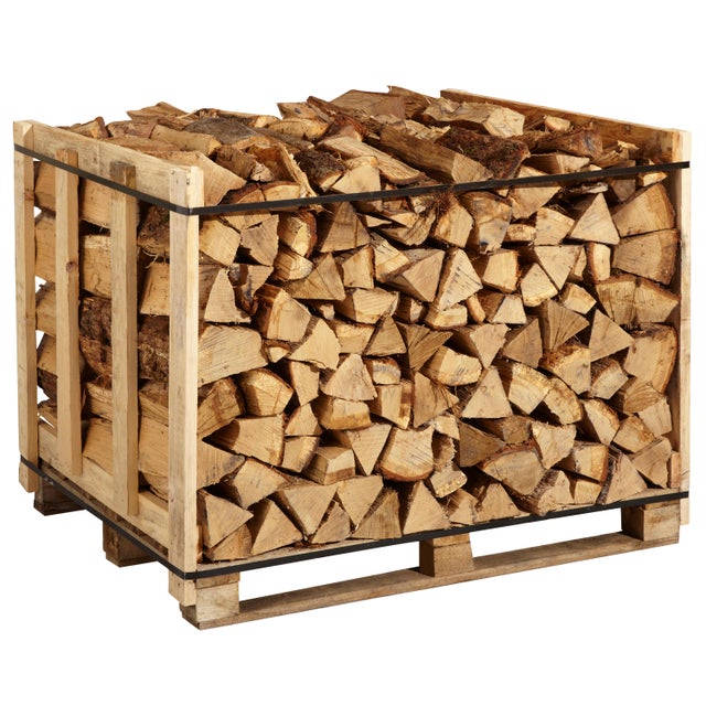 Bois de chauffage bûches L.33 cm, 2 stères