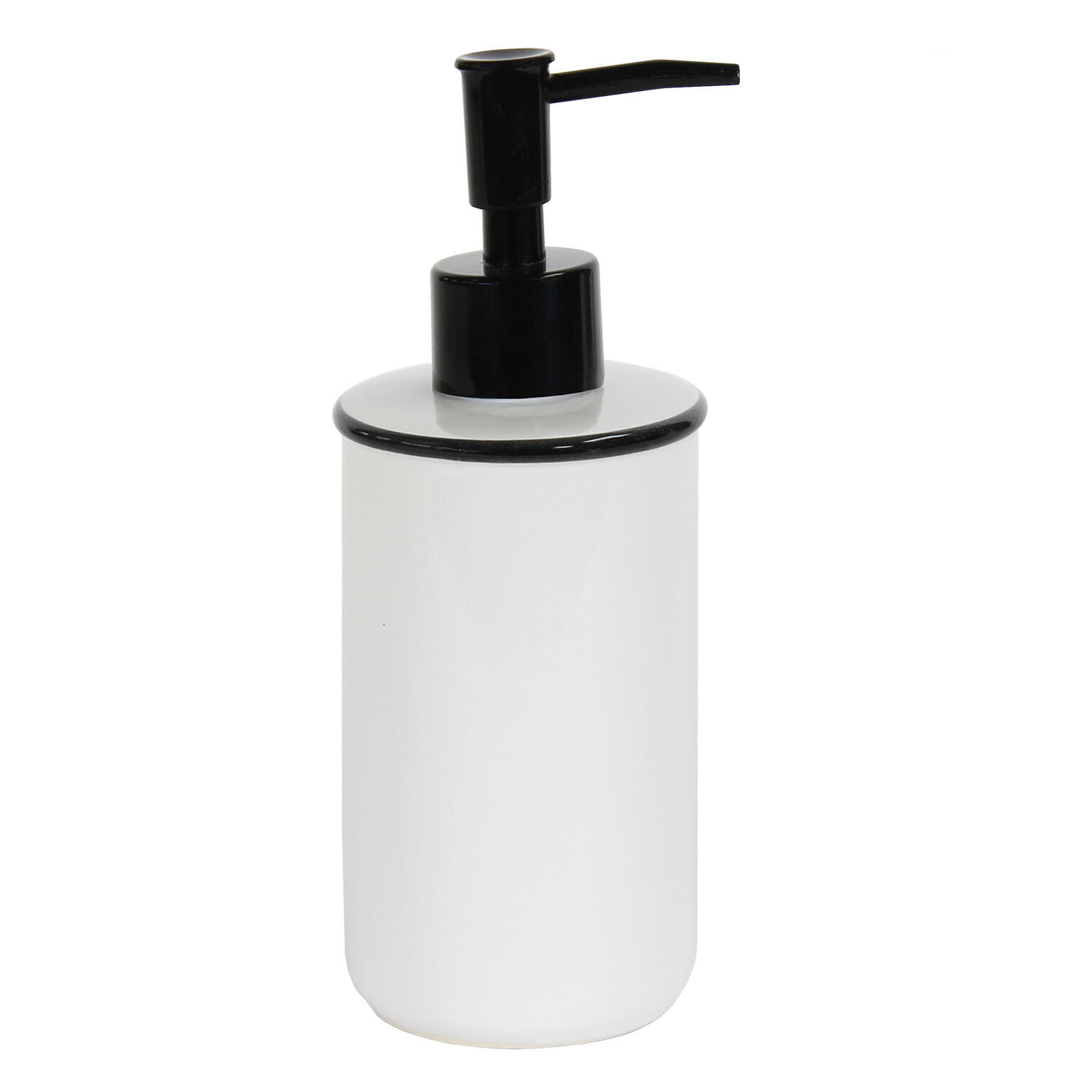 Distributeur de savon céramique noir et blanc Marcel AZAO - 8