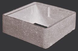 Rehausse de regard Béton, 26x26x19.5 cm