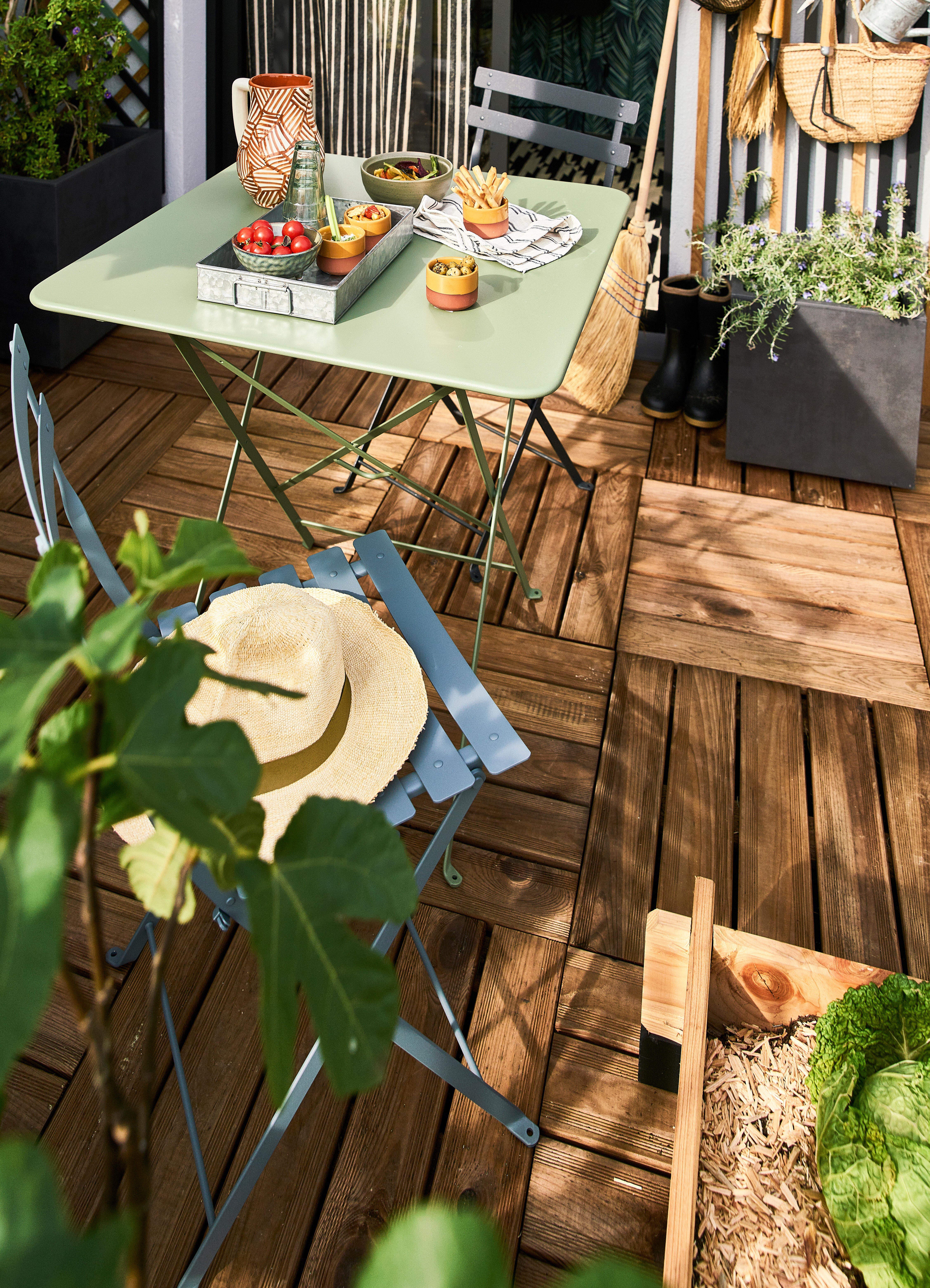 Chaise de jardin FERMOB Bistro en acier noir - 3