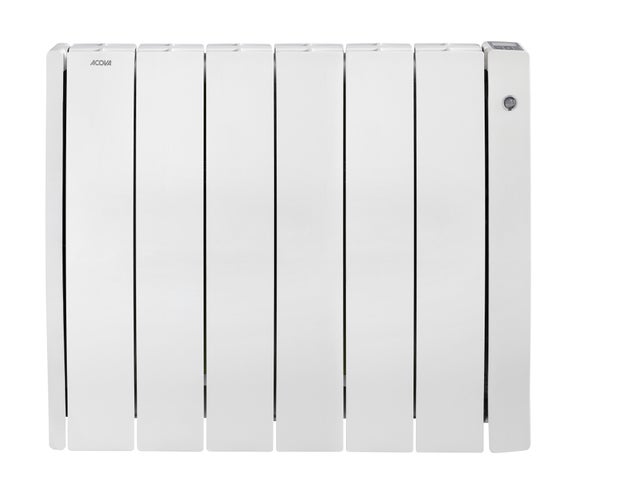 Radiateur électrique à inertie sèche 1500 W ACOVA Taffetas 2 connecté blanc