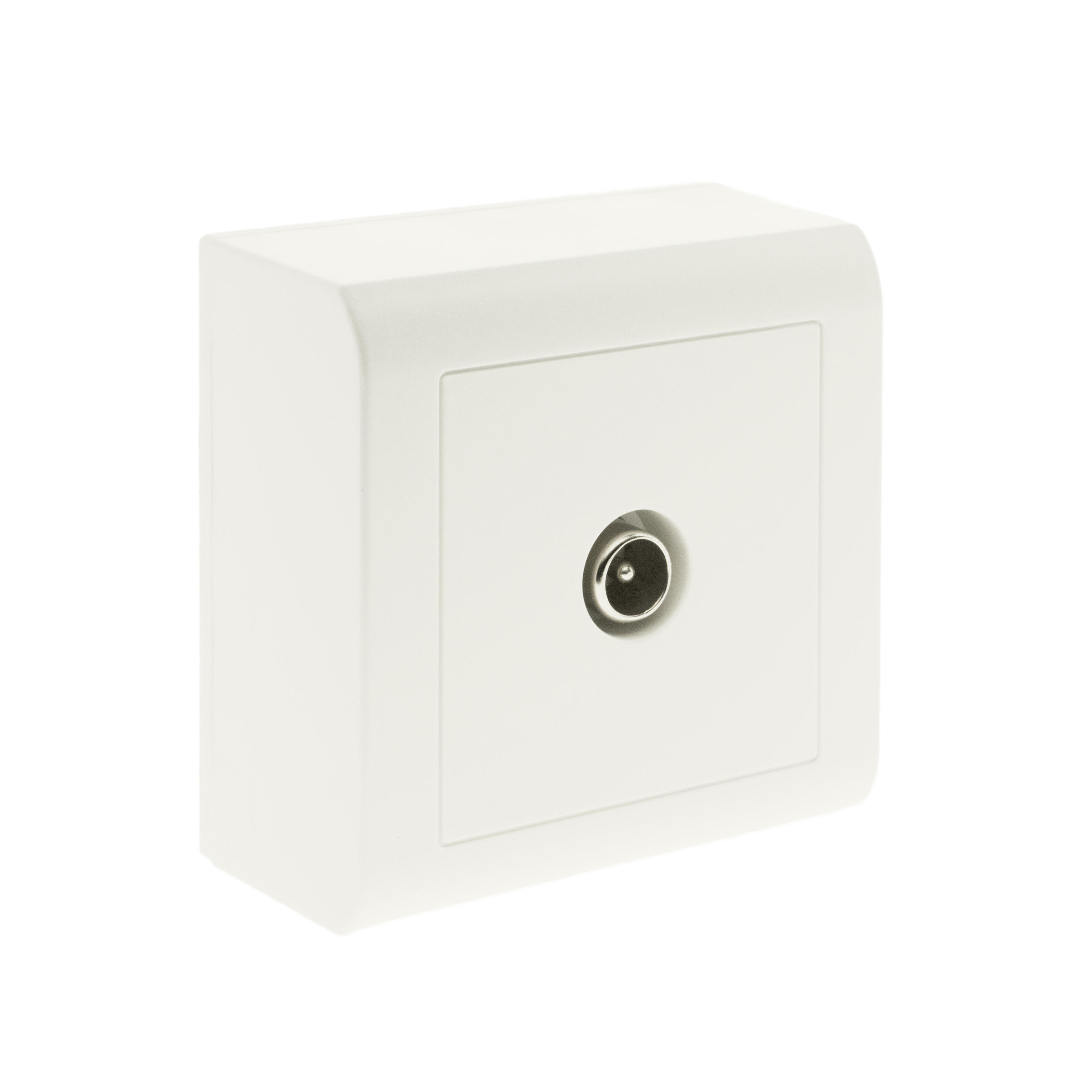 Prise TV coaxial complet Besto ZENITECH blanc - 3