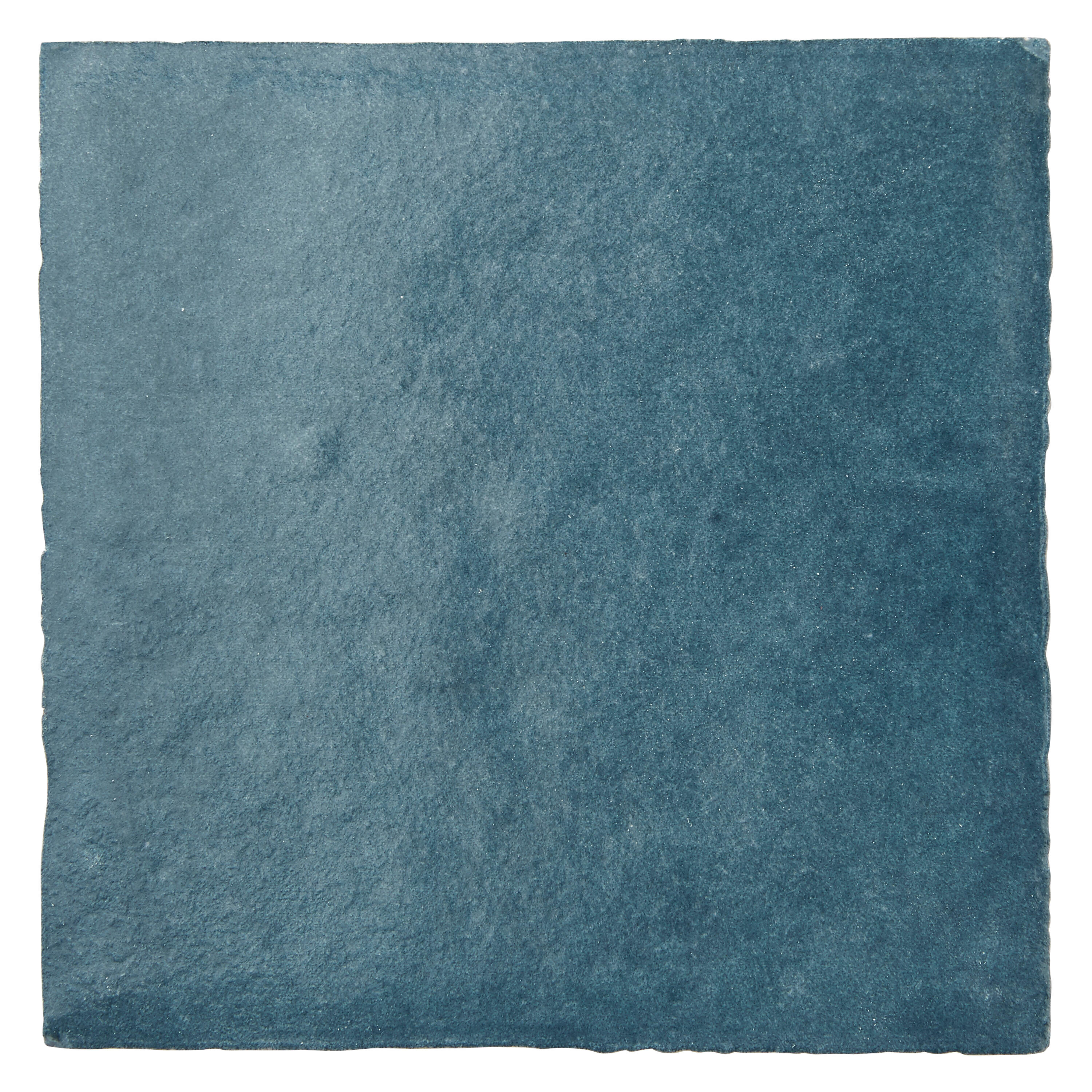 Carrelage mur intérieur effet zellige bleu turquoise Zellie l.10 x L.10 cm x Ep. - 5