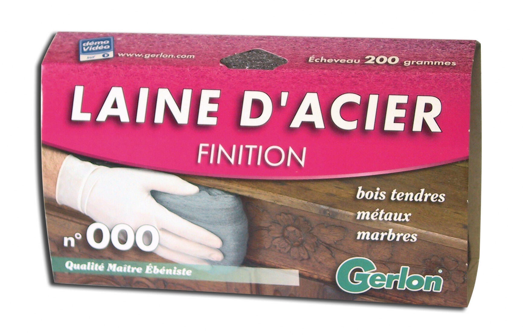 Laine Acier Laine D'acier N°0 GERLON - Rouleau 1kg Fabrication Française Laine D'acier Laine Acier Laine D'acier N°0 GERLON - Rouleau 1kg Fabrication Française Laine D'acier