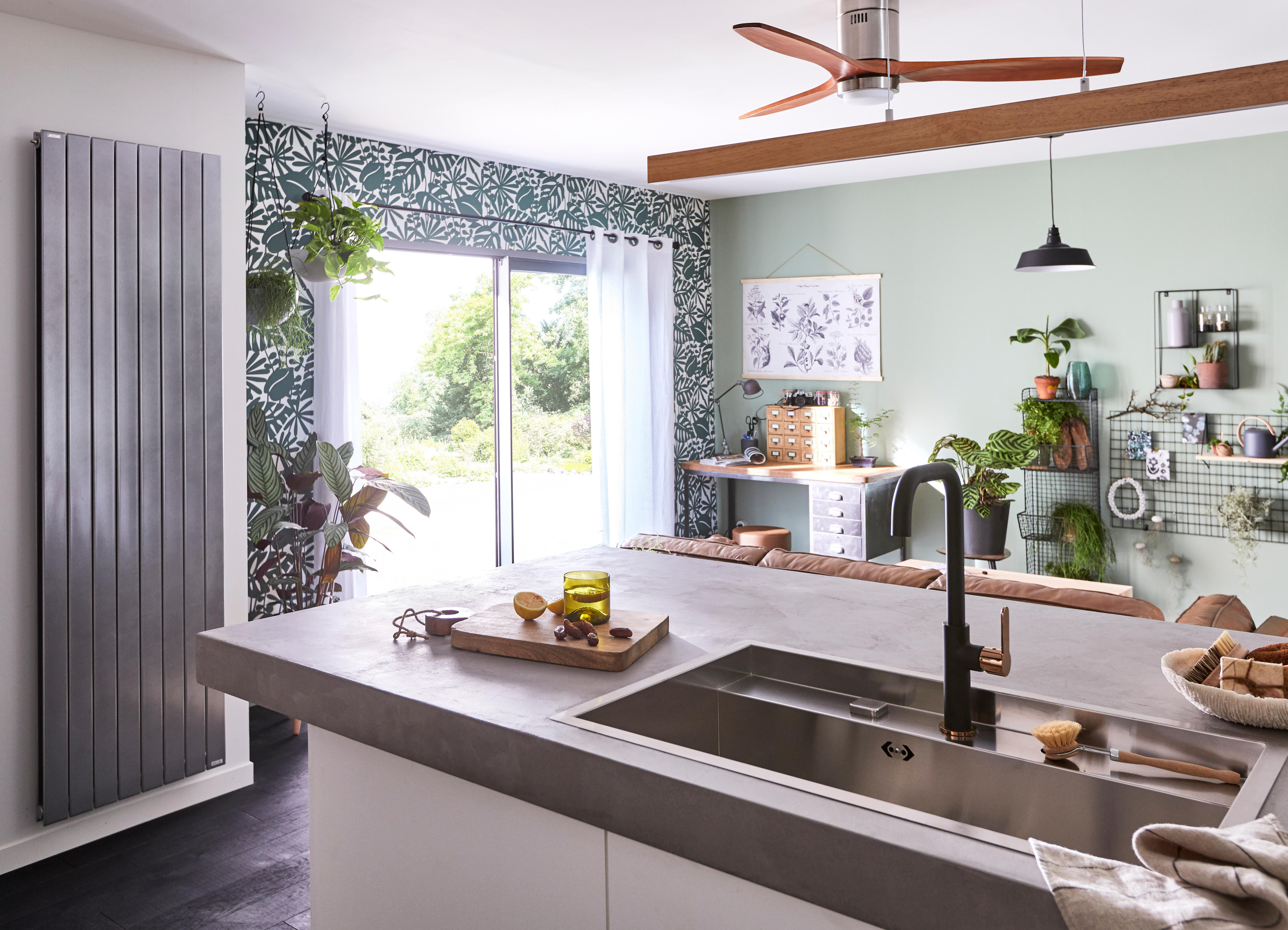 Robinet de cuisine EDOUARD ROUSSEAU Loabane noir - 4