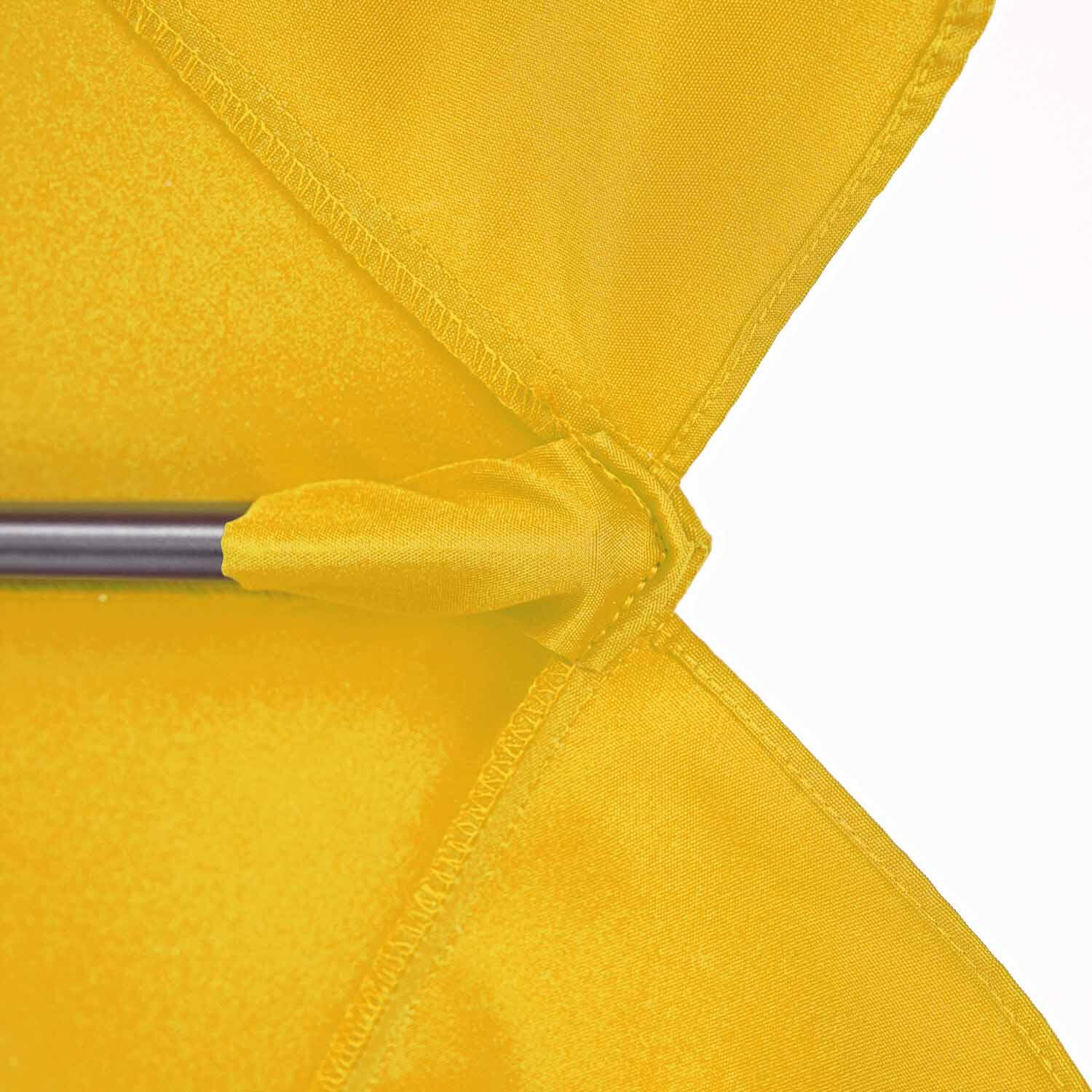 Parasol droit hexagonal jaune Avea NATERIAL L.296 x l.296 cm - 8