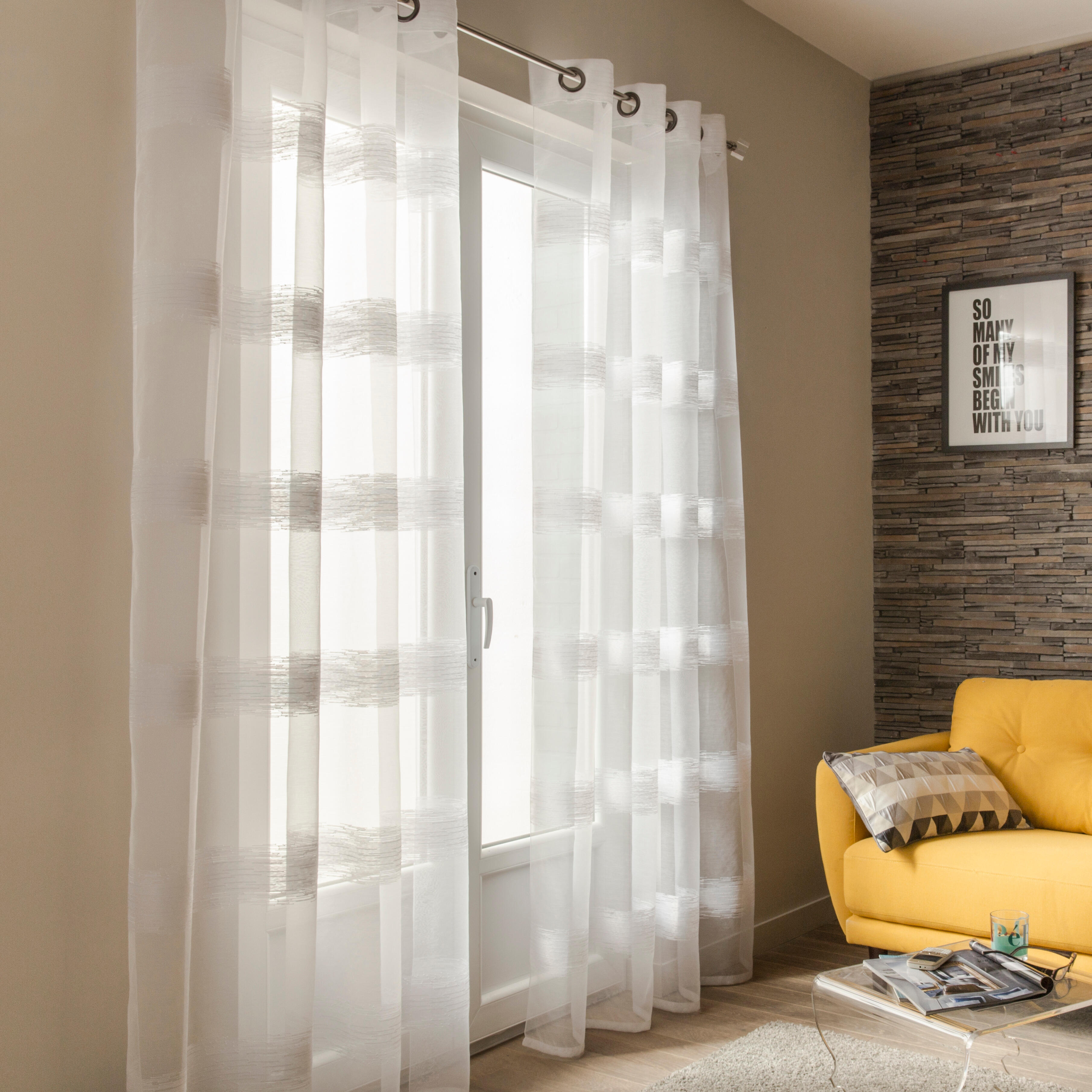 rideau salon leroy merlin