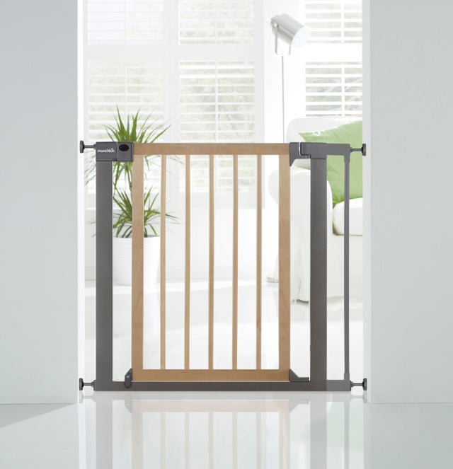 Extension 7 cm métal gris pour barrière de sécurité MUNCHKIN