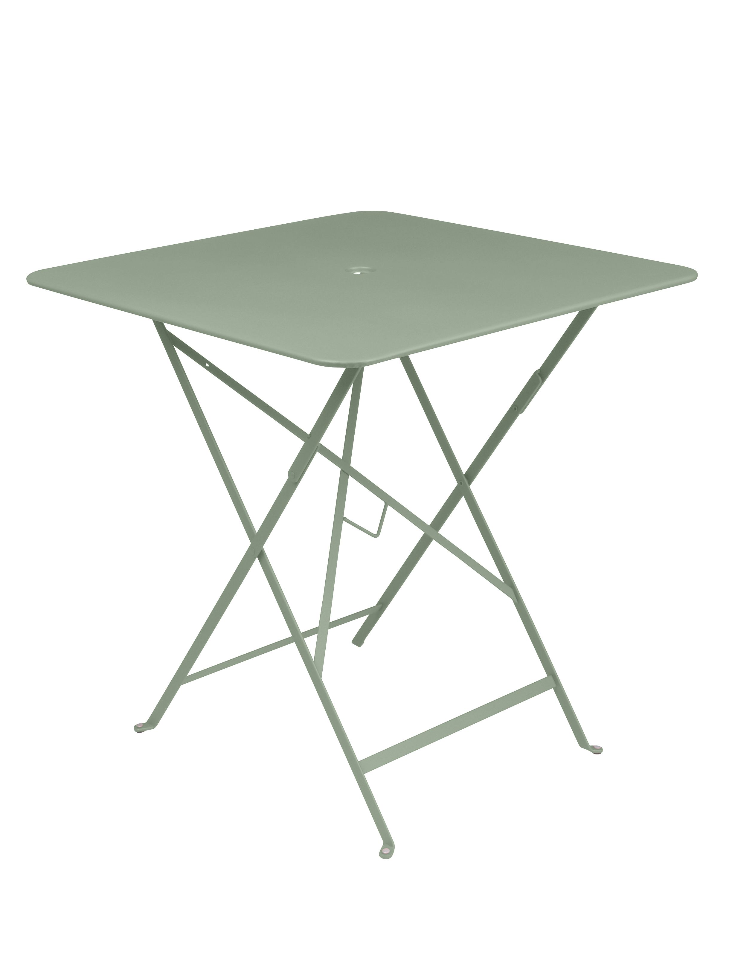Table de jardin FERMOB Bistro carré vert 4 personnes | Leroy Merlin