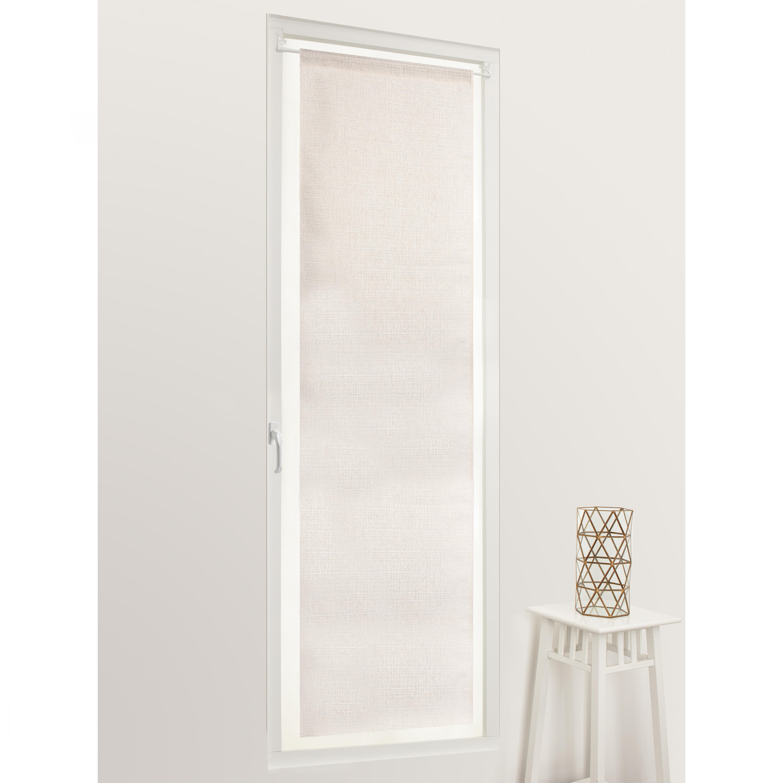 Vitrage tamisant produit sans caractéristiques spécifiques, Lazaro, beige H.160  - 4