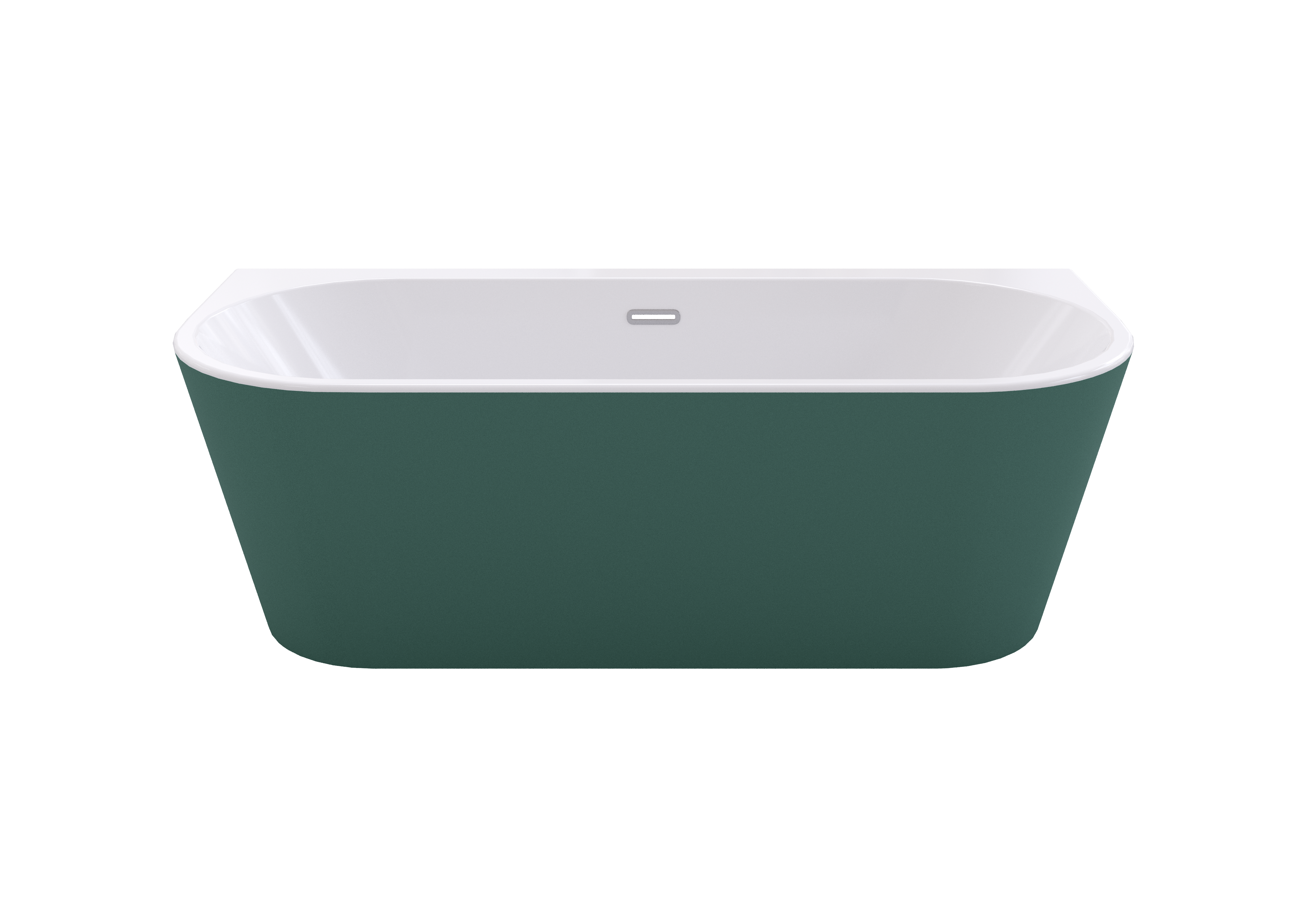 Baignoire îlot l.80 x L.180cm vert Ilova BALNEO - 5