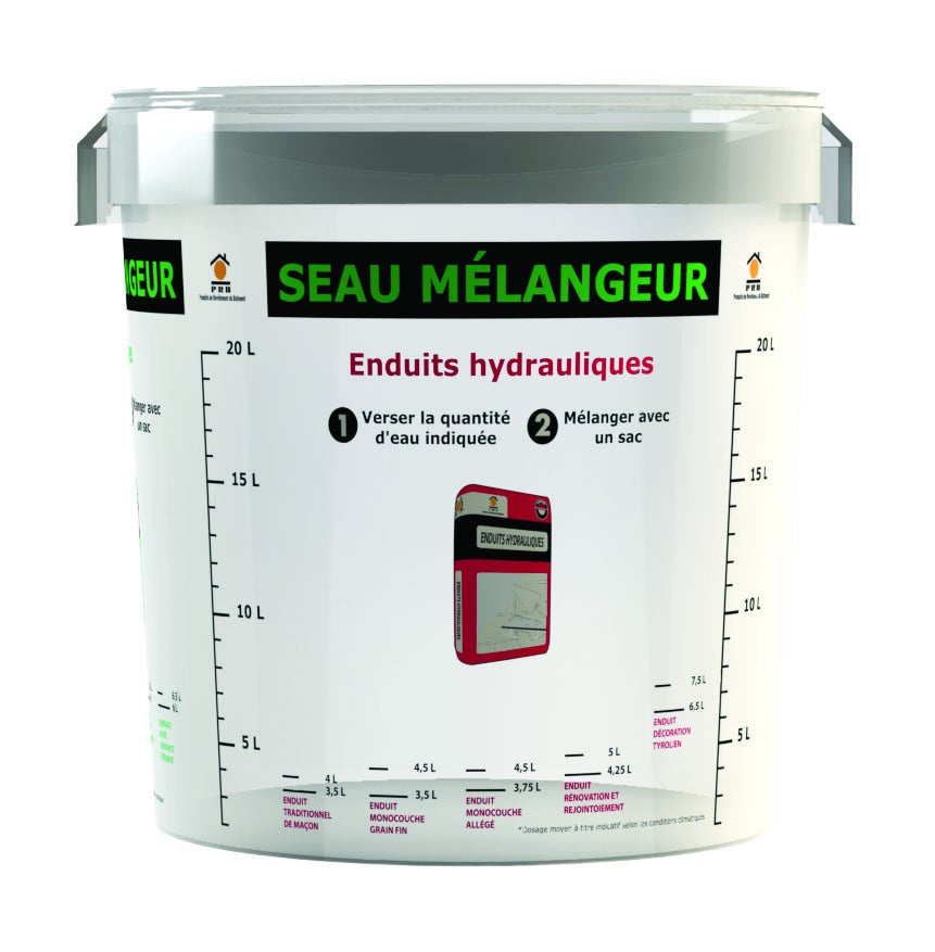 Seau mélangeur à coller polypropylène PRB, 32 l Leroy Merlin — free download