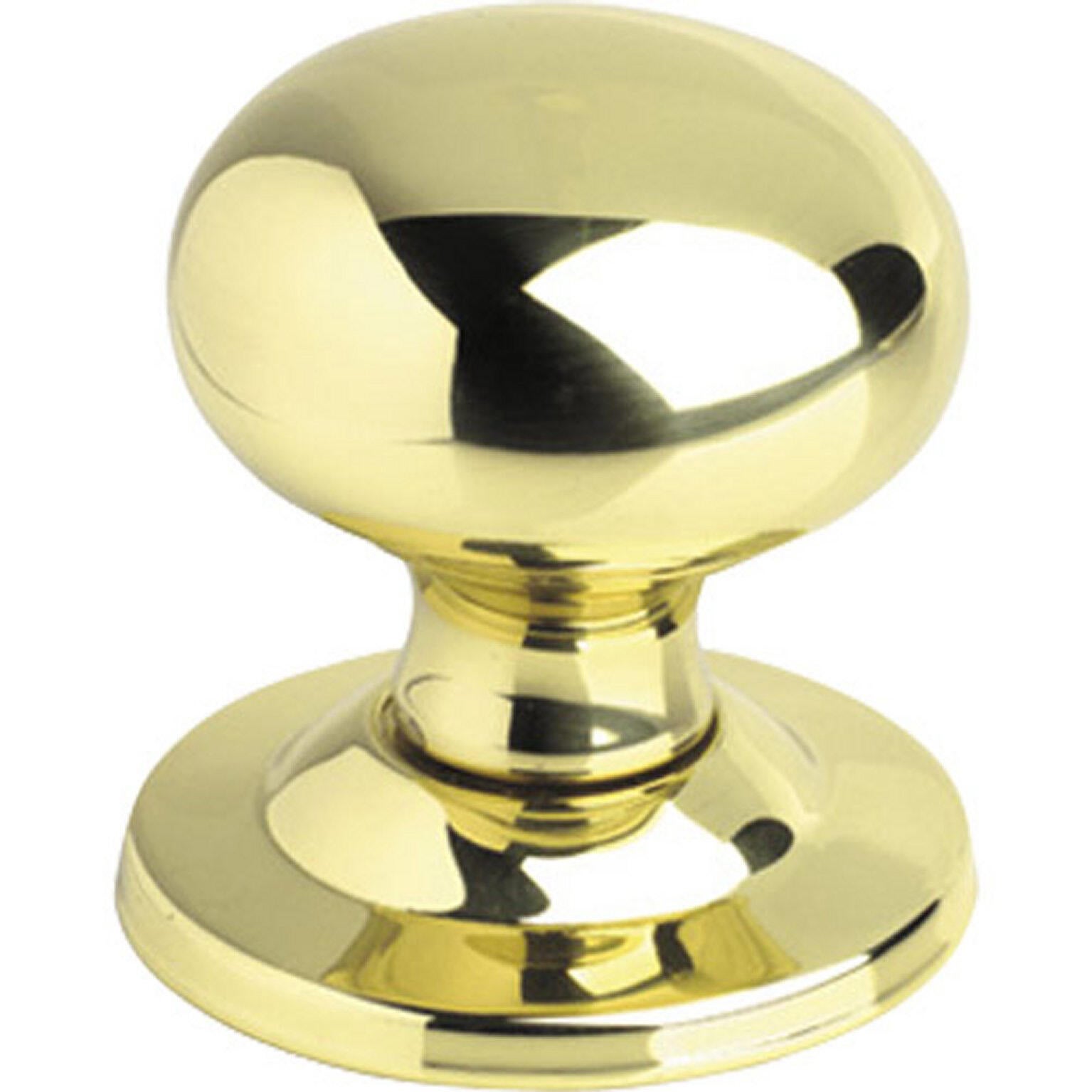 Bouton de tirage rond laiton poli CHRISLIGNE - 2