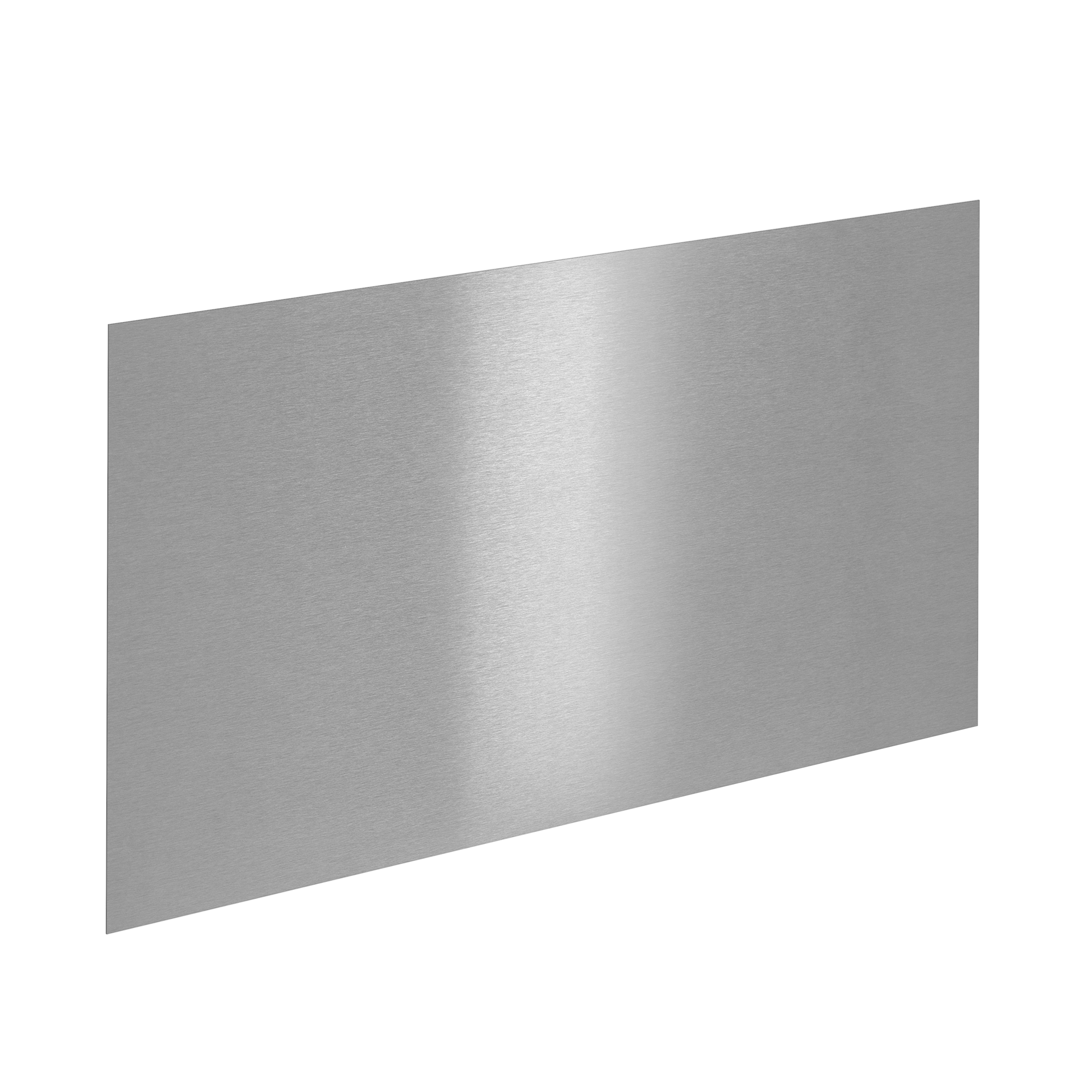 Crédence Compact Effet alu/inox L.120 x H.63.5 cm, Ep.2 mm - 5