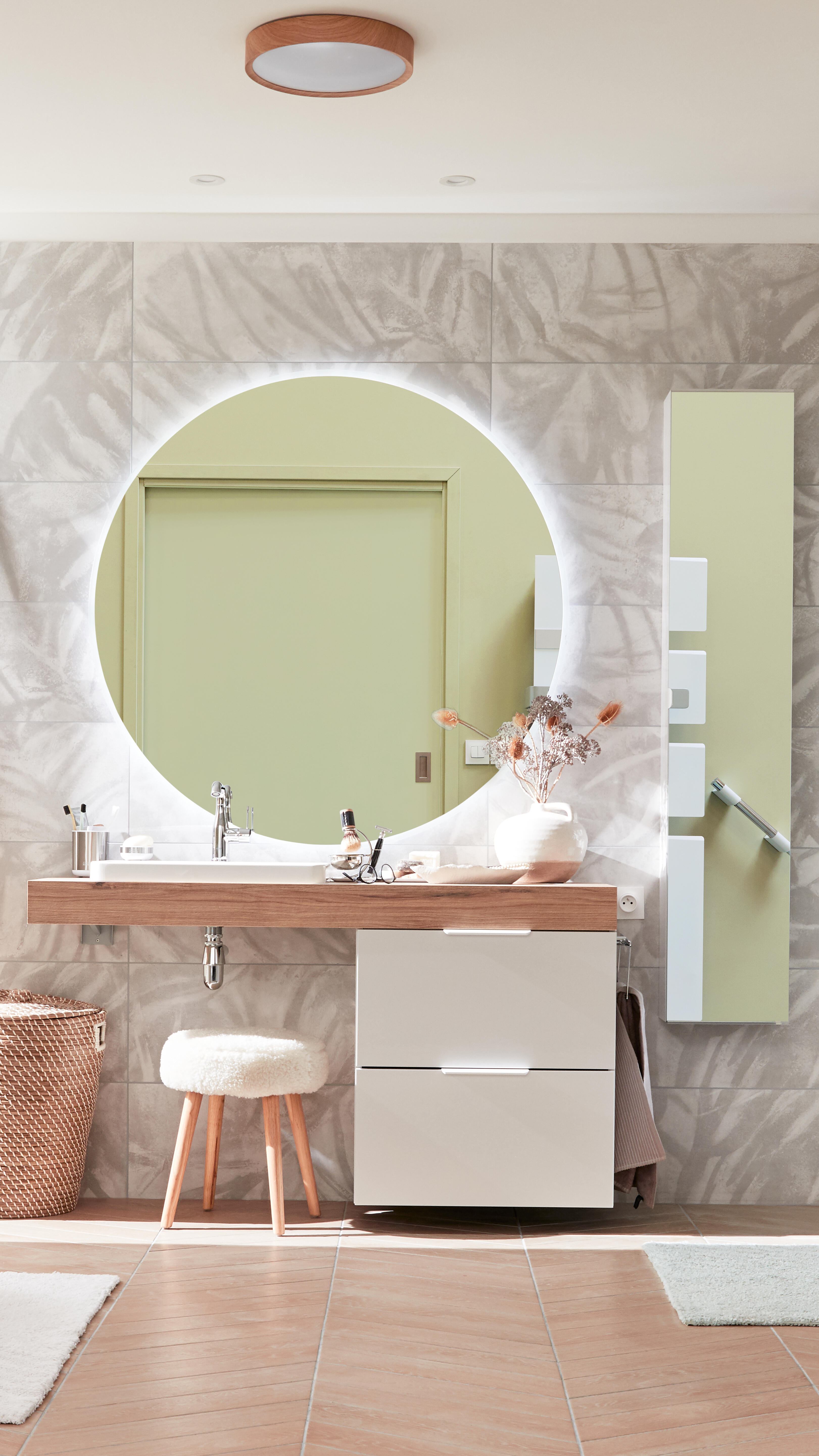 Piastrella da pavimento e rivestimento interno 11 x 54 cm Sp. 9 mm Amboise in gres porcellanato beige naturale satinato traffico medio forte (pei 3/5) R9 0.94 mq - 14