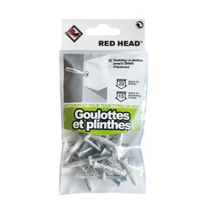 Design61 Lot De 100 Clous Acier Galvanisé 1,5x35mm - Pour Plinthes, Bois, Maçonnerie - Tête Plate 2mm