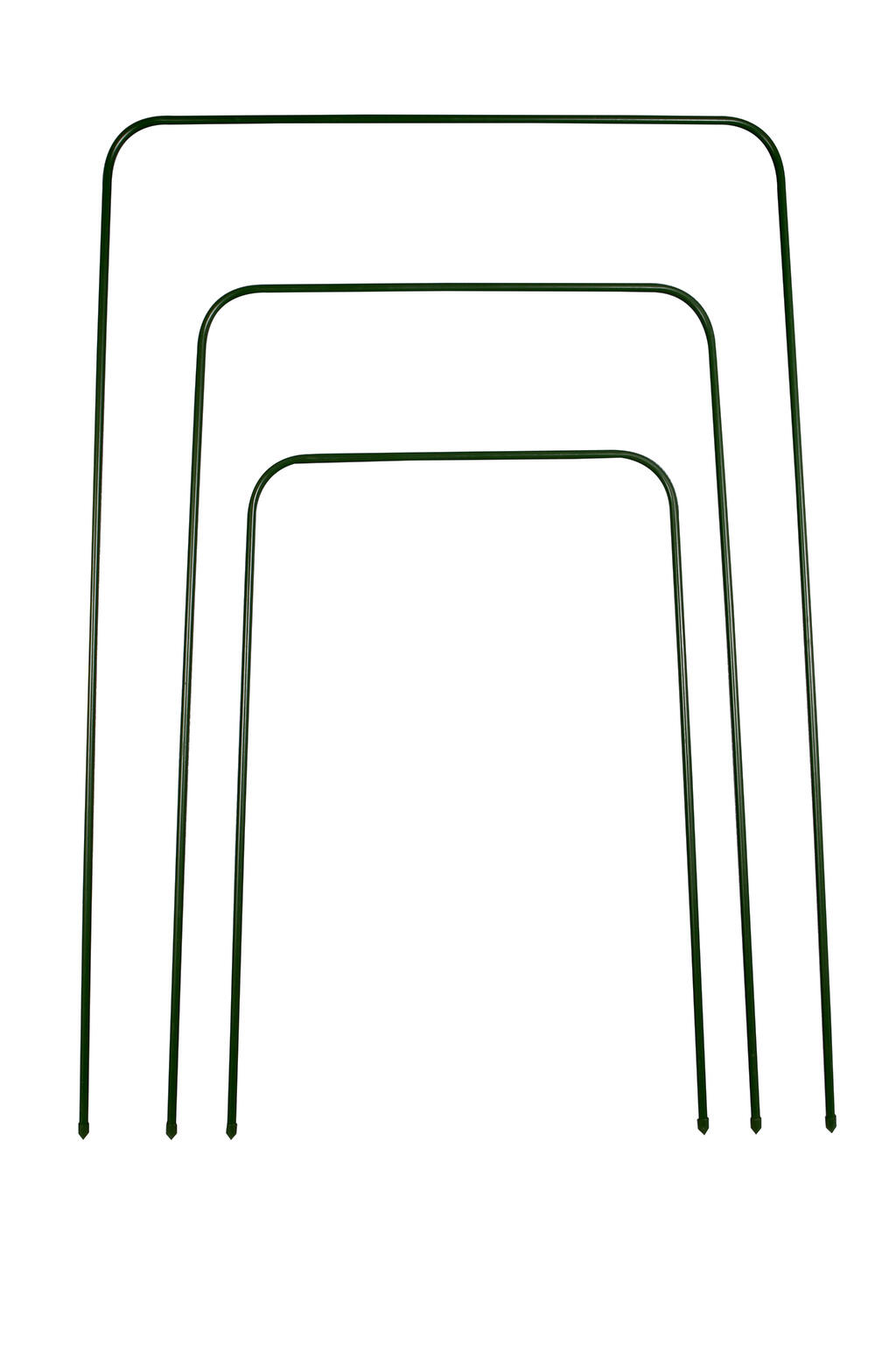 Tuteur En Acier Plastifié TENAX - Hauteur 1.80 M, Pour Plantes, Tomates, Haricots, Jardin Et Serre