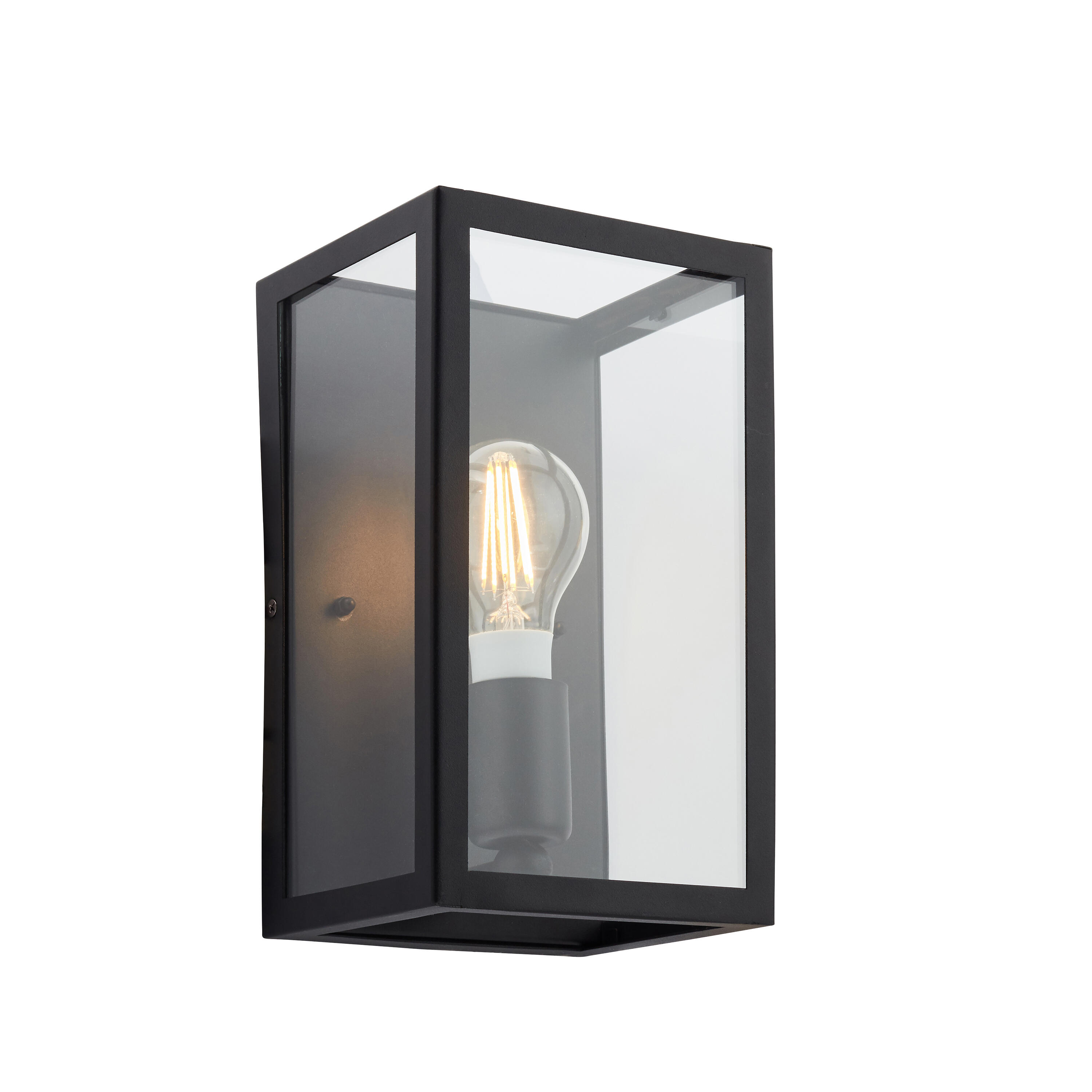 Applique E27, acier / verre, noir, Charterhouse, EGLO - 3