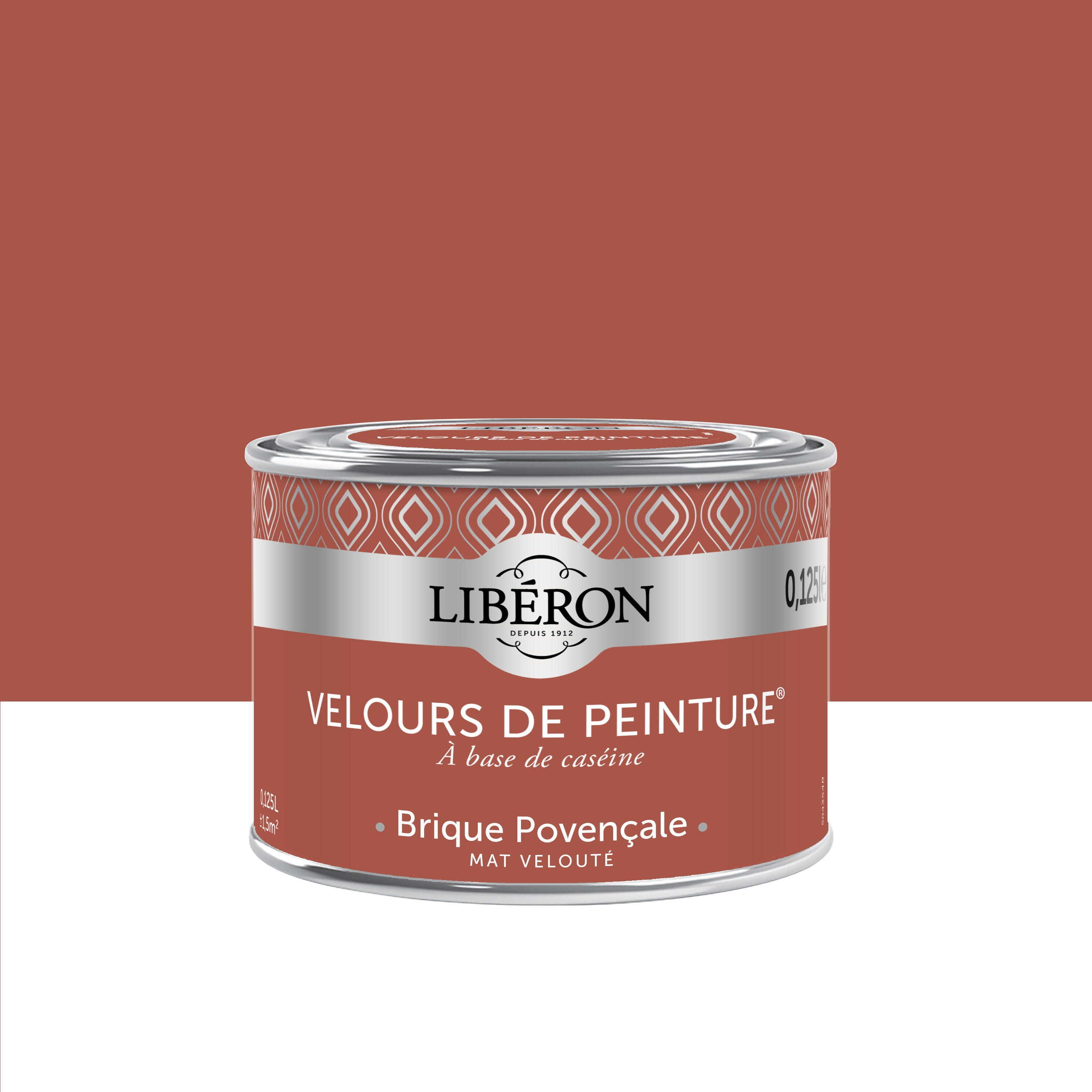 Testeur peinture mur, bois brique provençale LIBÉRON Velours de ...