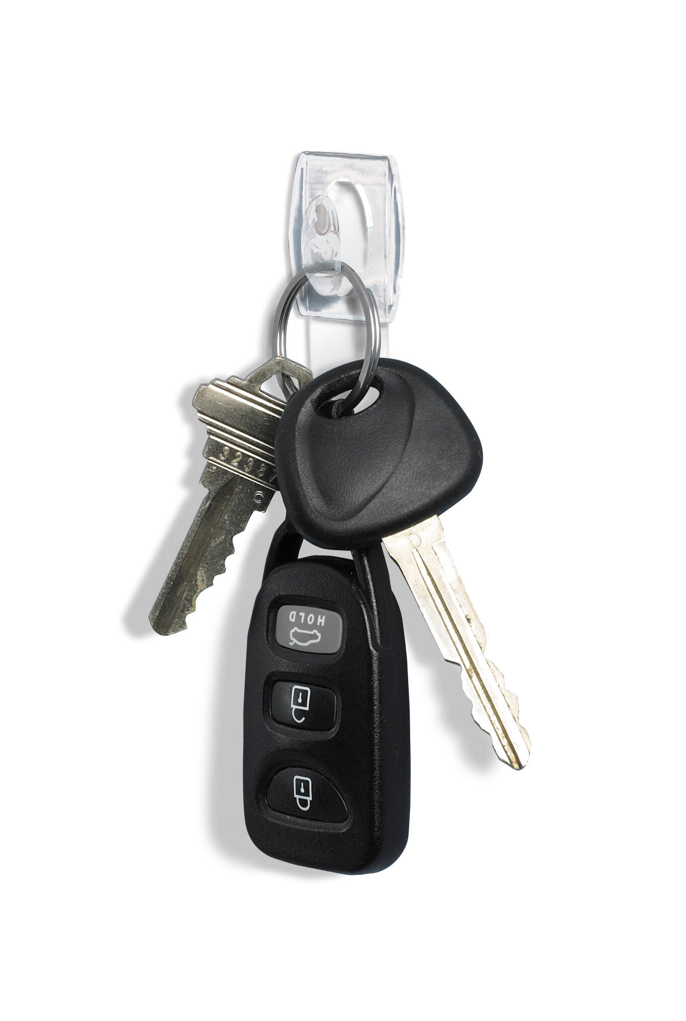 Lot de 6 crochets adhésifs 1 tête incolore / transparent mini COMMAND - 5