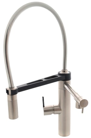 Mitigeur de cuisine avec douchette chromé ESSEBAGNO Heritage