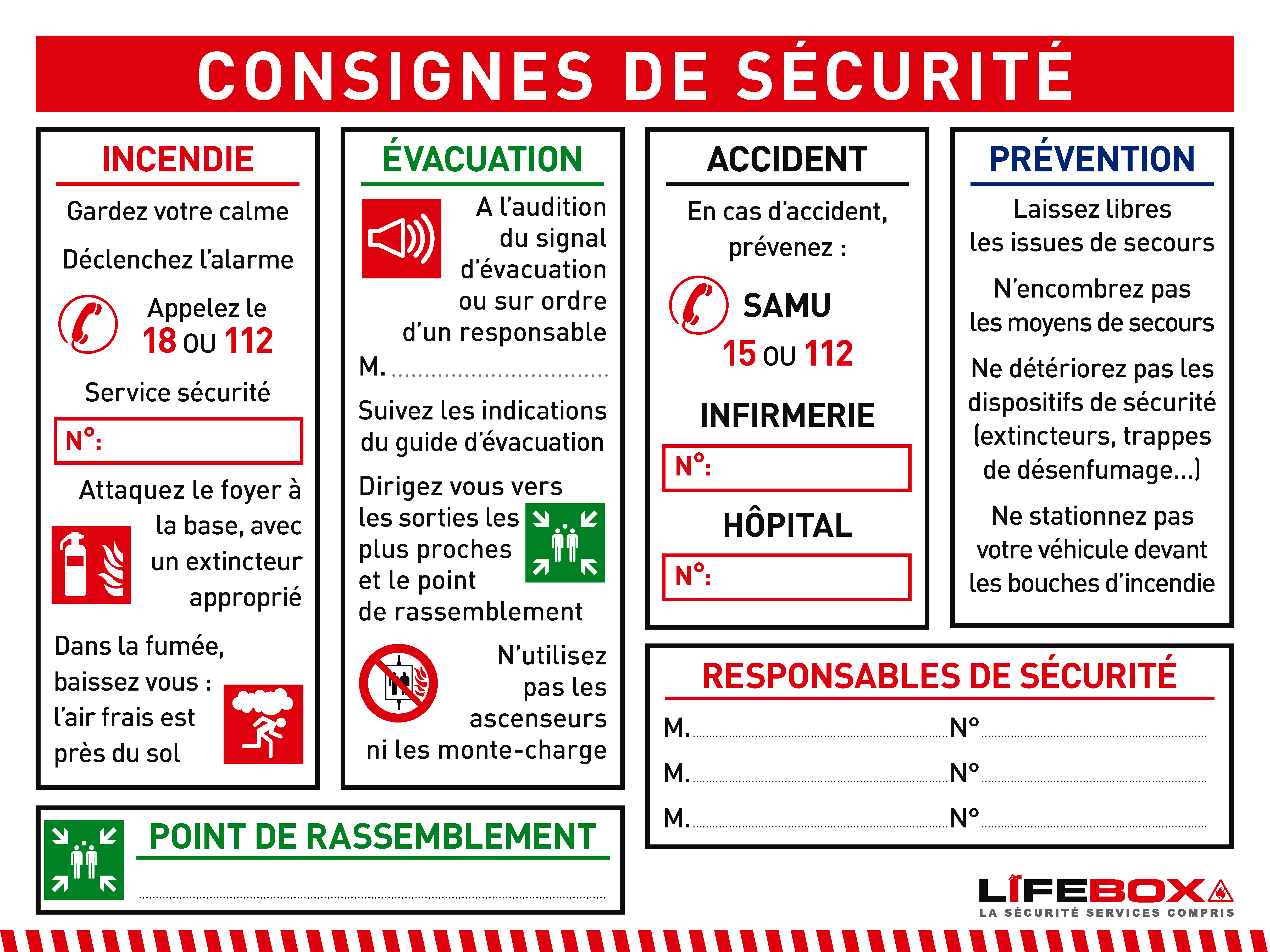 Panneau Consigne G n rale De S curit LIFEBOX Pvc L 30 Leroy Merlin Panneau Consigne G n rale De S curit LIFEBOX Pvc L 30 Leroy Merlin