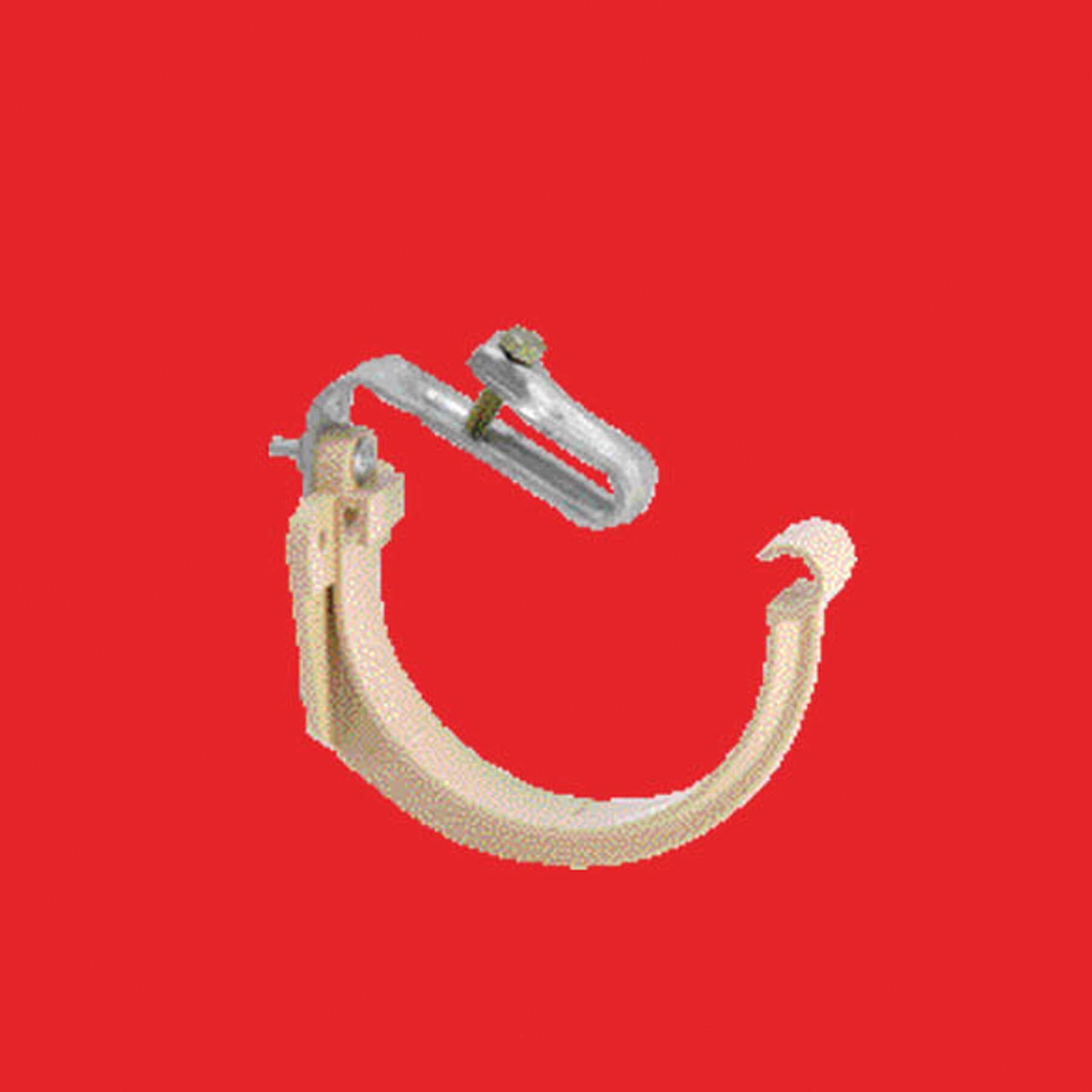 Support de gouttière développé 25 sur patte couverture ondulée sable pvc - 3