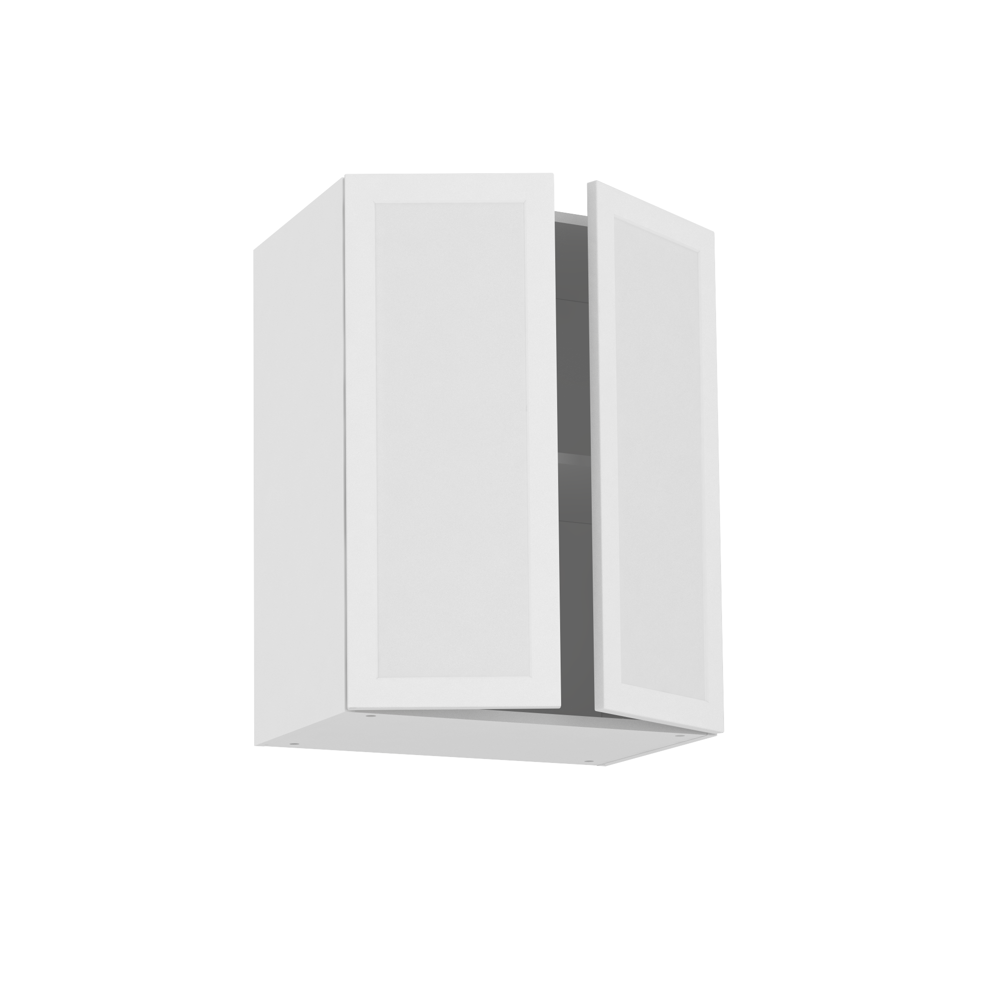 Mueble alto de cocina delinia id newport blanco mate 76,8x60 cm 2pta