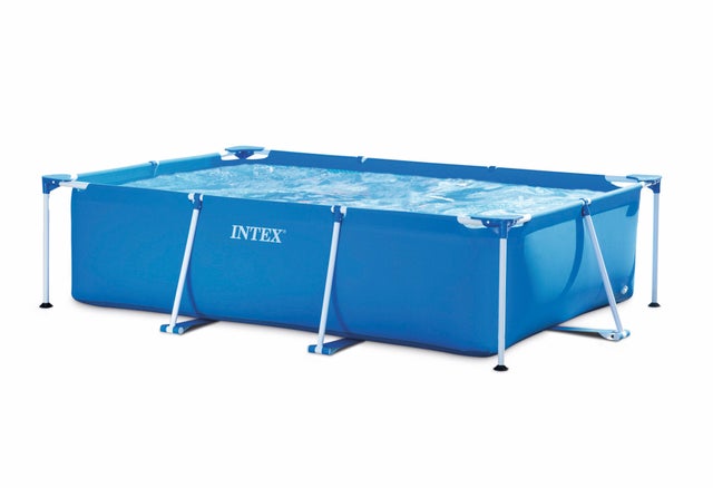 Piscines gonflables avec auvent de protection solaire, pour adultes et enfants, grande piscine rectangulaire familiale, centre pour le jardin d'été en plein air, 210 x 150 x 68 cm, bleu Piscines gonflables avec auvent de protection solaire, pour adultes et enfants, grande piscine rectangulaire familiale, centre pour le jardin d'été en plein air, 210 x 150 x 68 cm, bleu