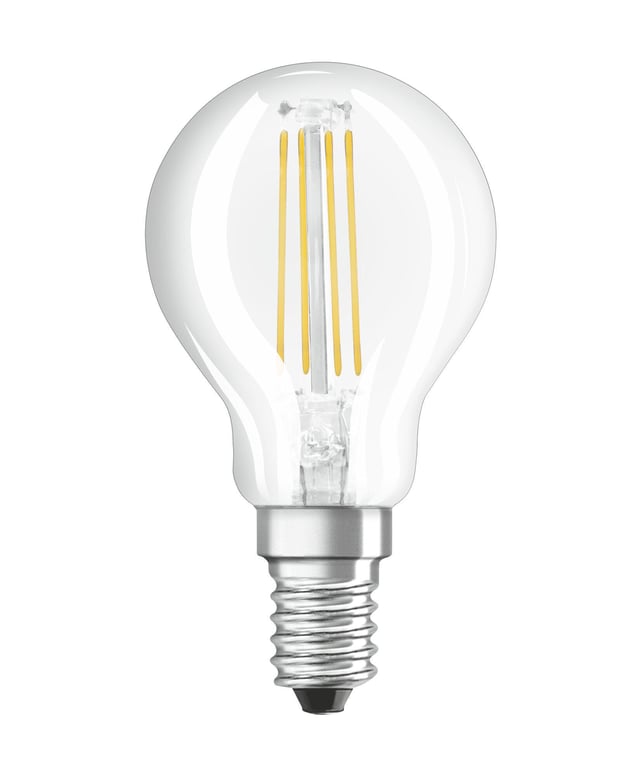 Ampoule led à filament, rond E14, 470lm = 40W, blanc chaud, dimmable, OSRAM