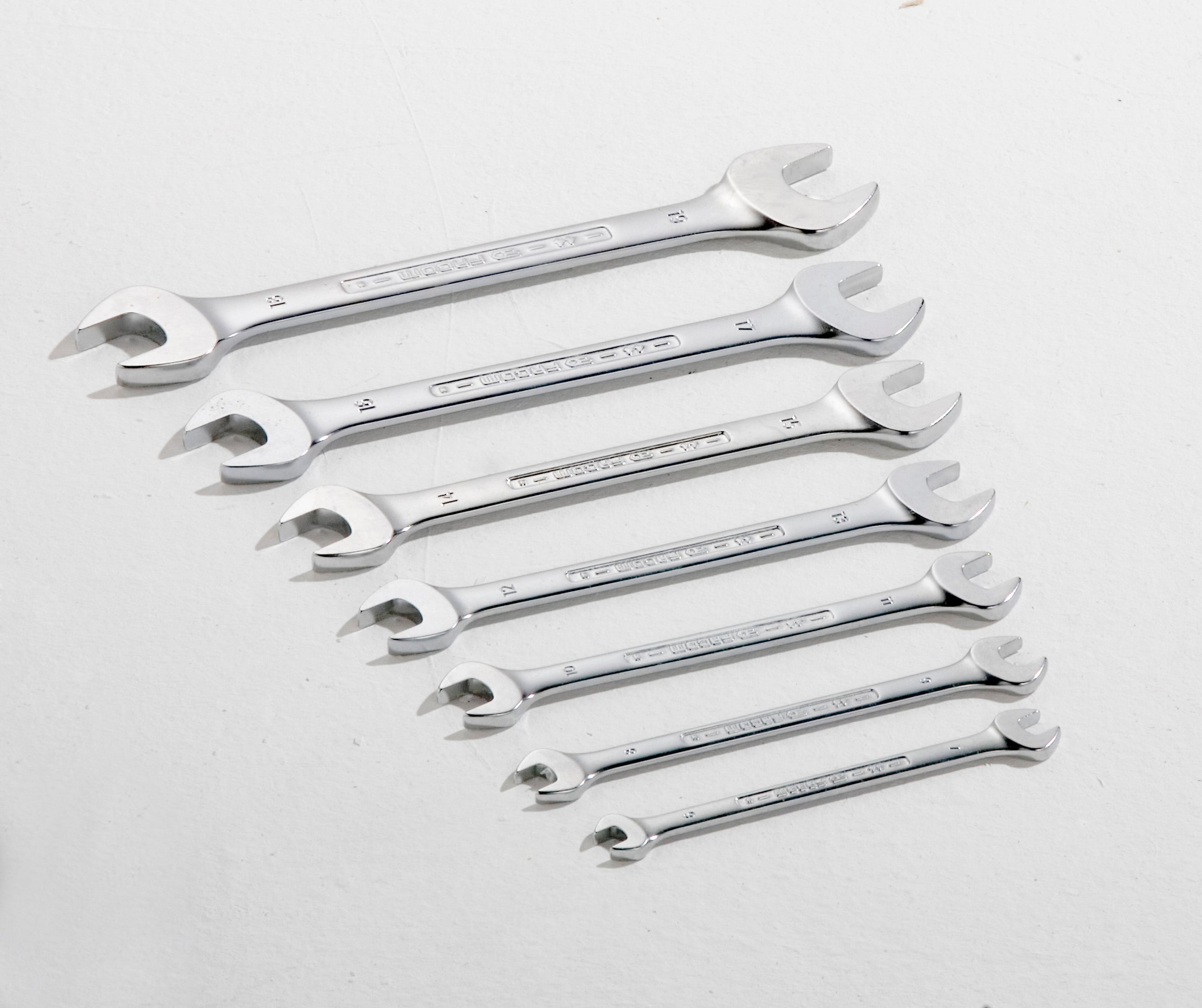 Lot de 7 clés plates en acier forgé FACOM PG 44A - 2