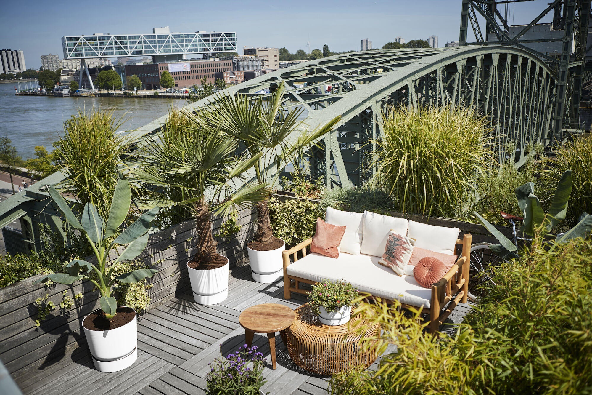 Pot polypropylène pot ELHO Diam.24.48 x H.23.31 cm blanc - 4