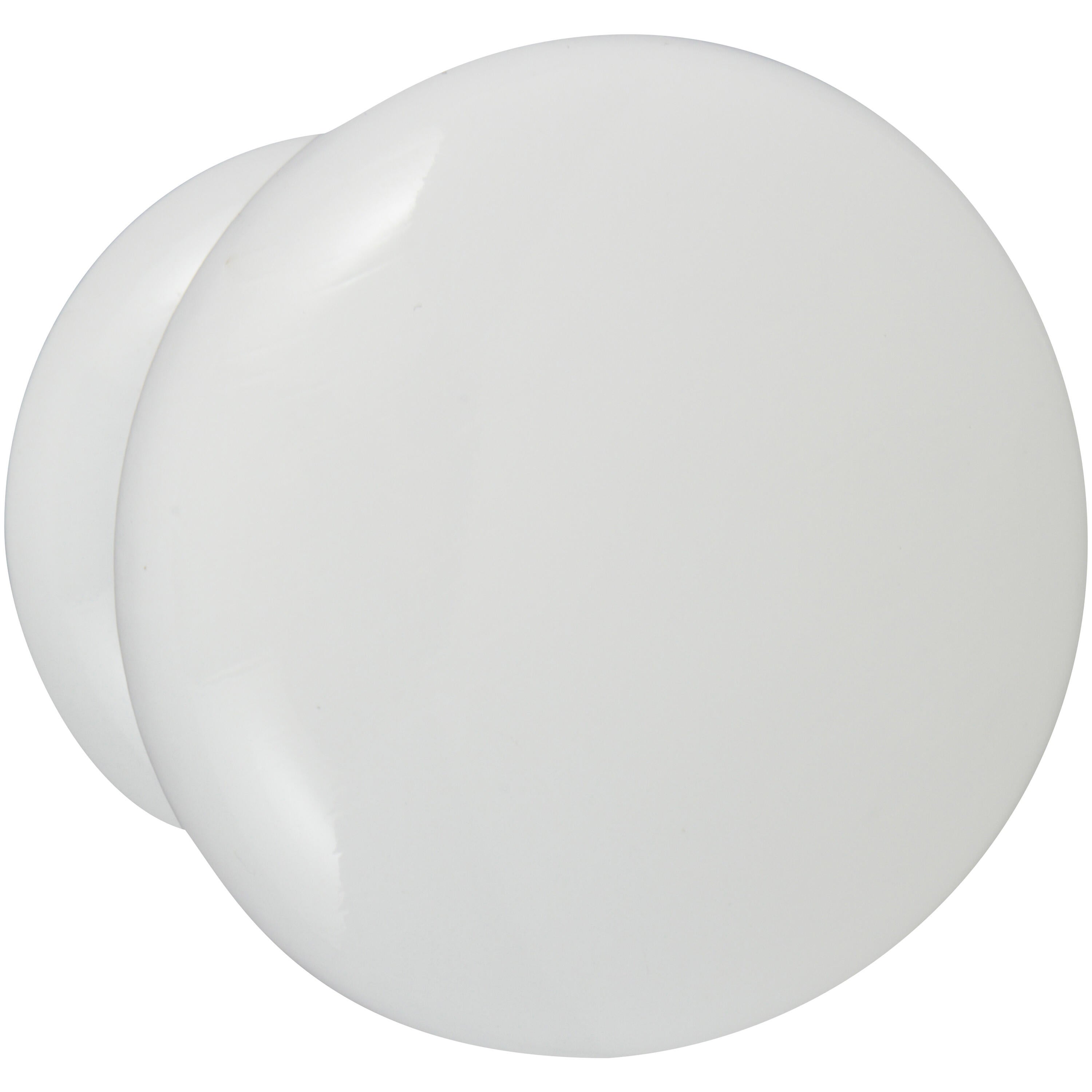 Bouton de meuble rond Univers, bois blanc peint, Diam.35 mm - 4