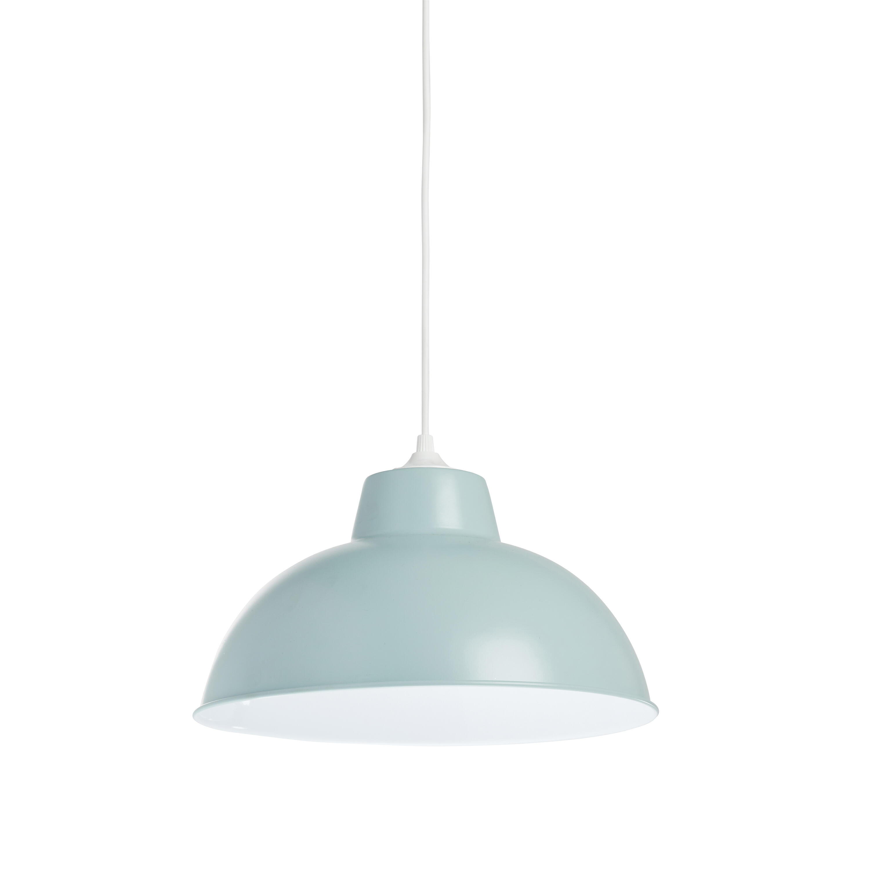 Suspension Mars acier, bleu clair, Diam.31 cm, E27 - 3